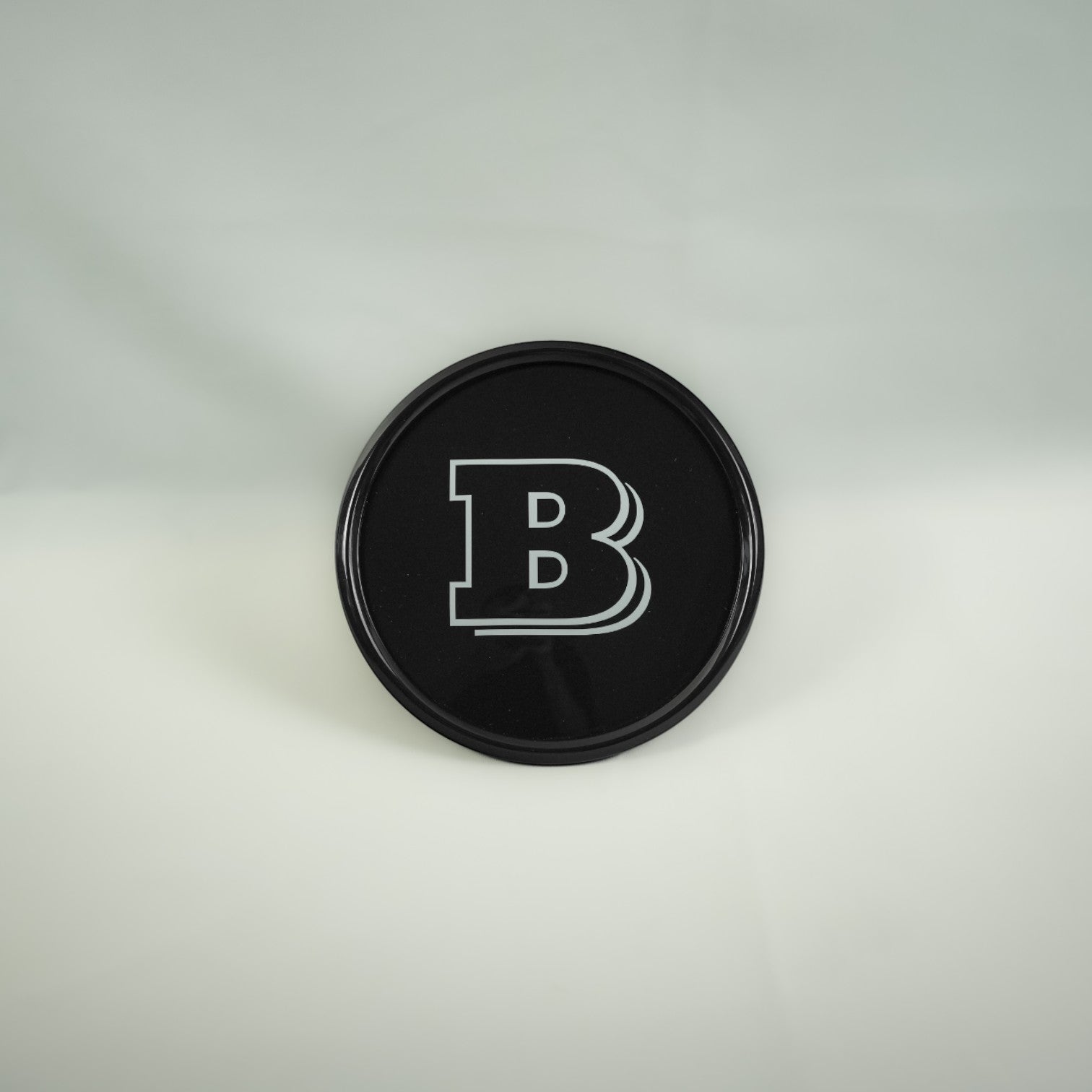 Gray front grille emblem with Brabus logo for Mercedes-Benz W465 2025+ - Custom Class