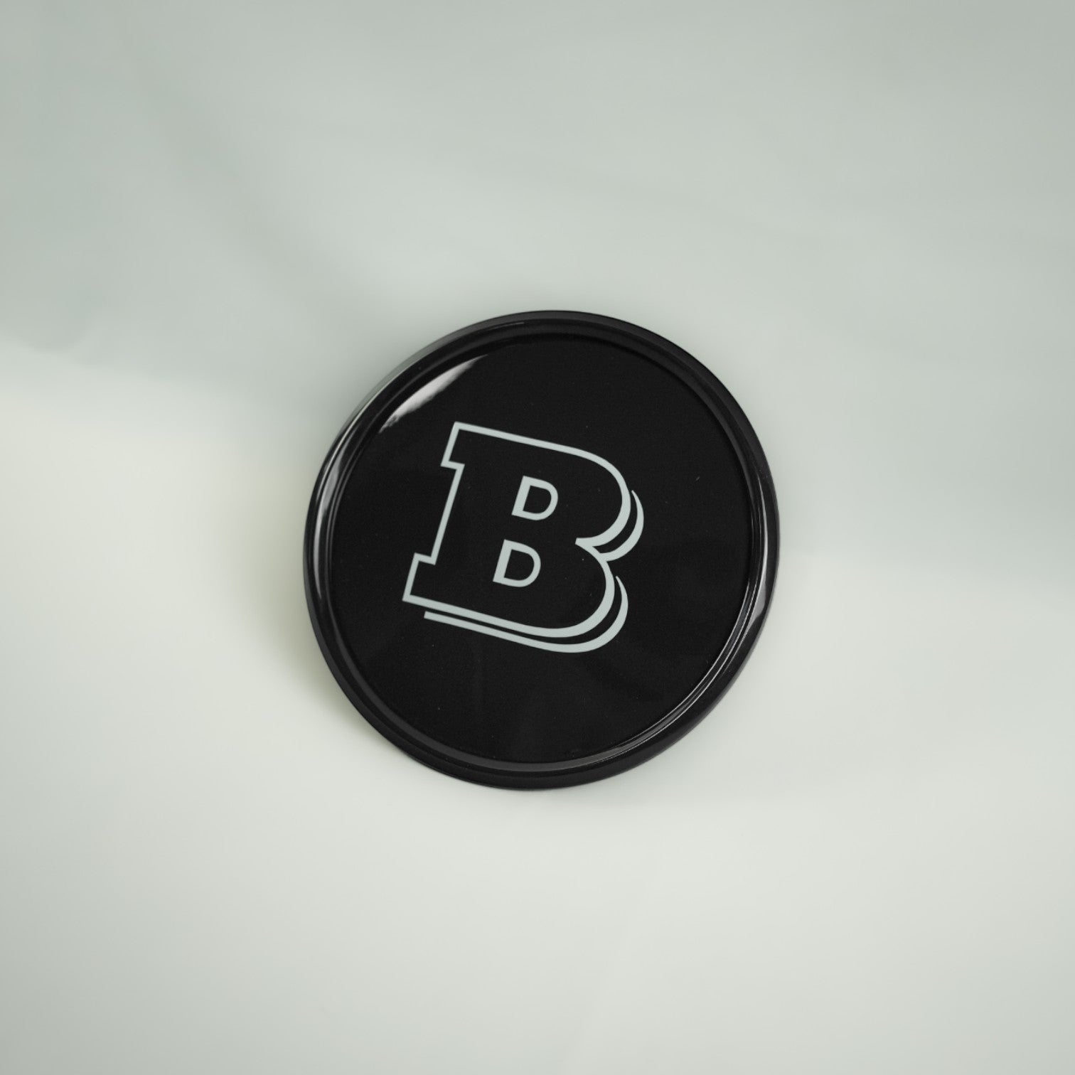 Gray front grille emblem with Brabus logo for Mercedes-Benz W465 2025+ - Custom Class