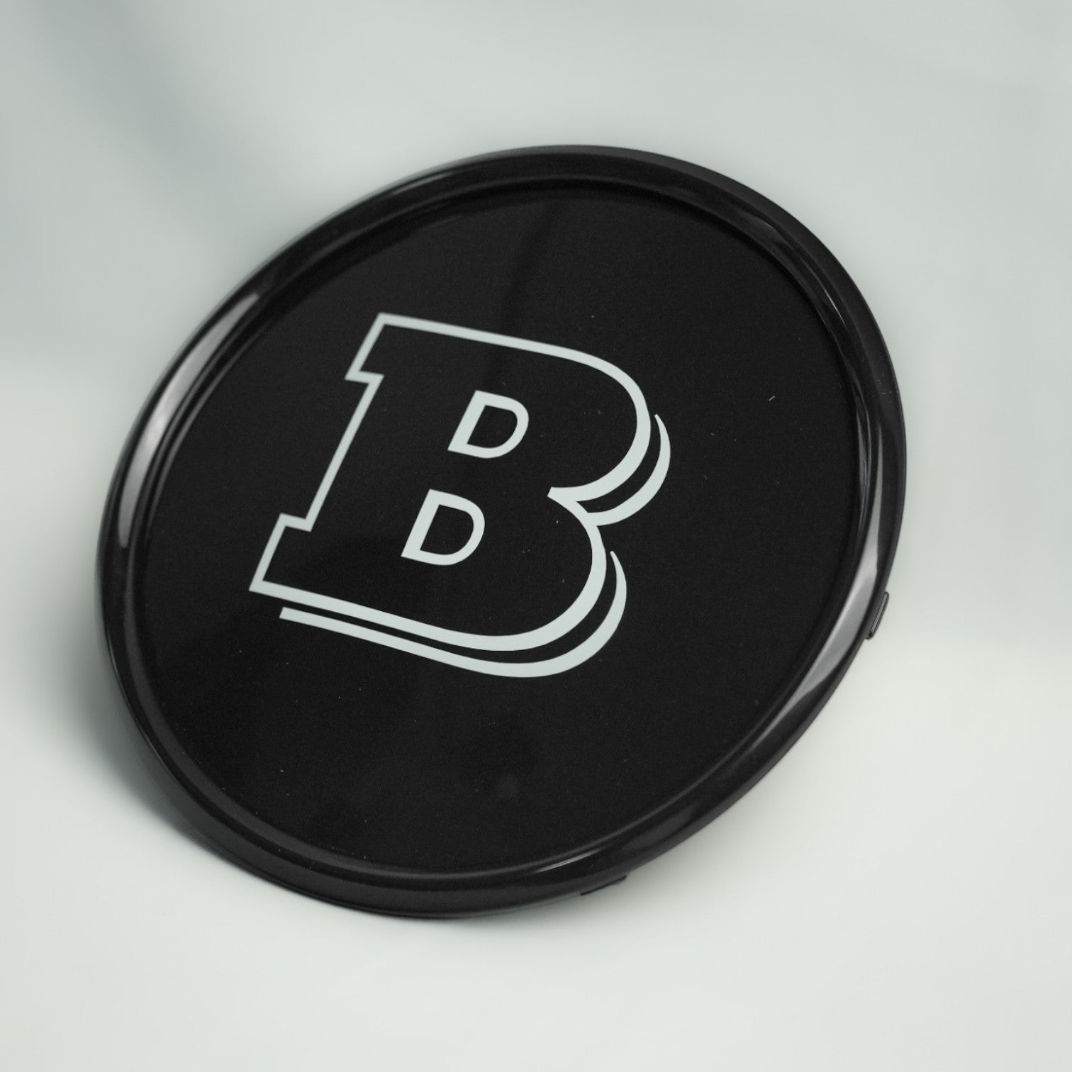 Gray front grille emblem with Brabus logo for Mercedes-Benz W465 2025+ - Custom Class