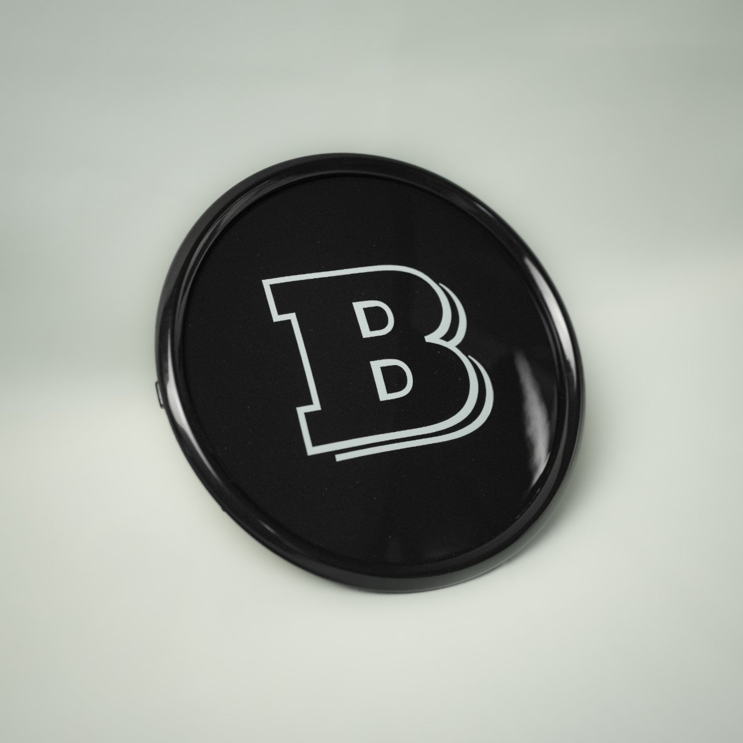 Gray front grille emblem with Brabus logo for Mercedes-Benz W465 2025+ - Custom Class