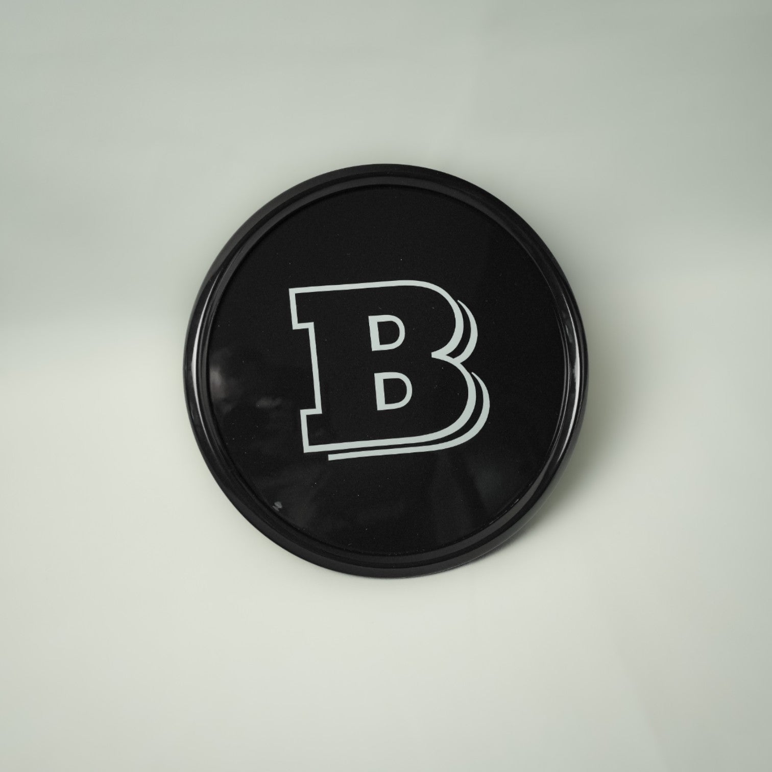 Gray front grille emblem with Brabus logo for Mercedes-Benz W465 2025+ - Custom Class