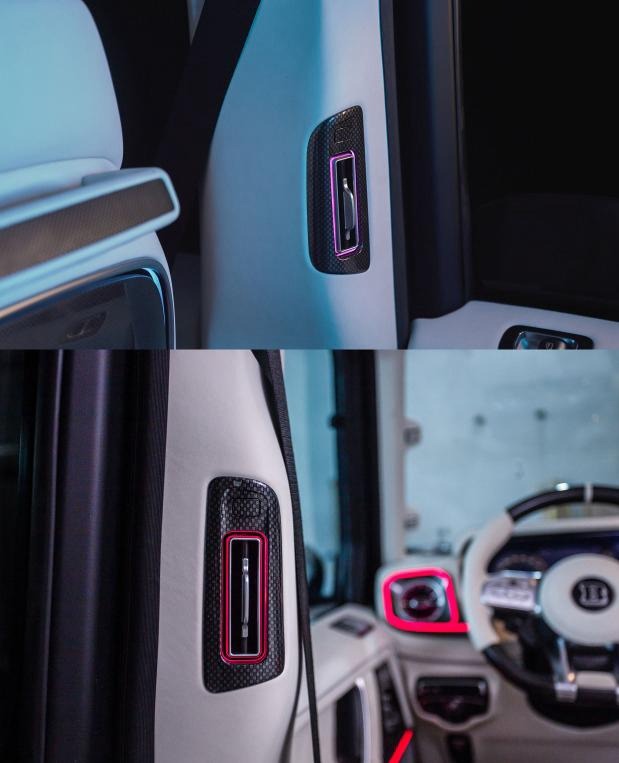 Interior body pillars air vents with LED lighting for Mercedes-Benz W463A G-Class - Custom Class