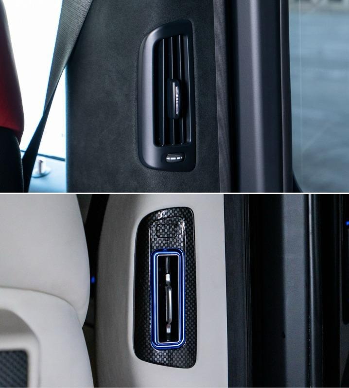 Interior body pillars air vents with LED lighting for Mercedes-Benz W463A G-Class - Custom Class