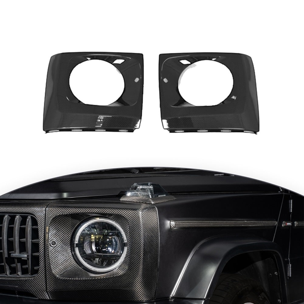 JCW Headlight Covers Carbon for Mercedes-Benz W465 G-Class