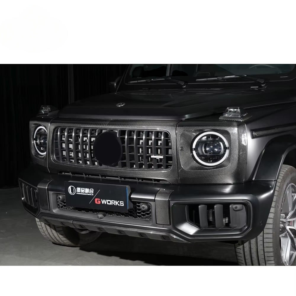 JCW Headlight Covers Carbon for Mercedes-Benz G-Class W465 2024+ - Custom Class