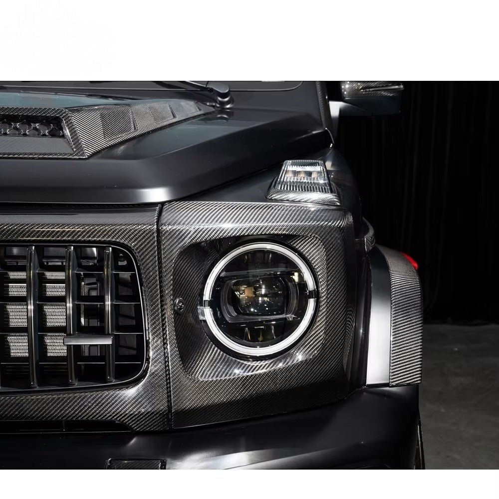 JCW Headlight Covers Carbon for Mercedes-Benz G-Class W465 2024+ - Custom Class