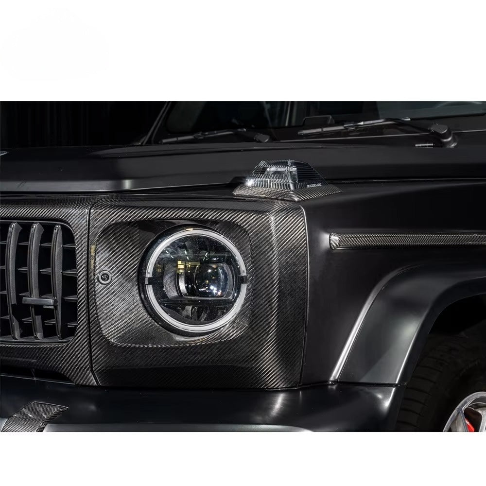 JCW Headlight Covers Carbon for Mercedes-Benz W465 G-Class