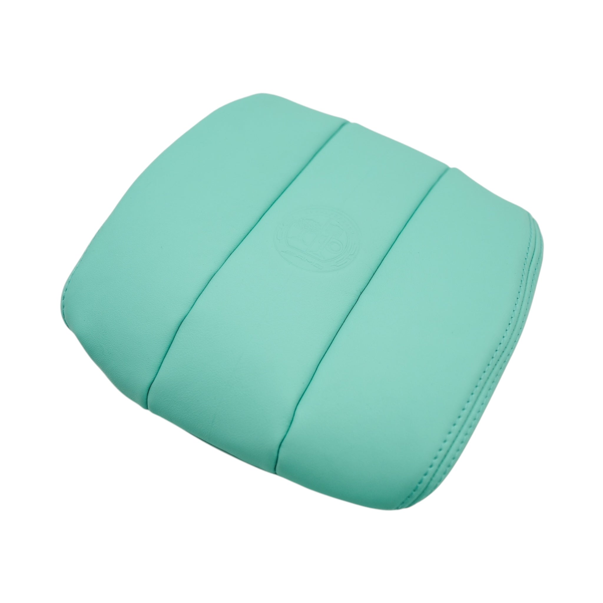 Leather seat headrests interior upholstery trim with logo for Mercedes G-Class W463A - Custom Class