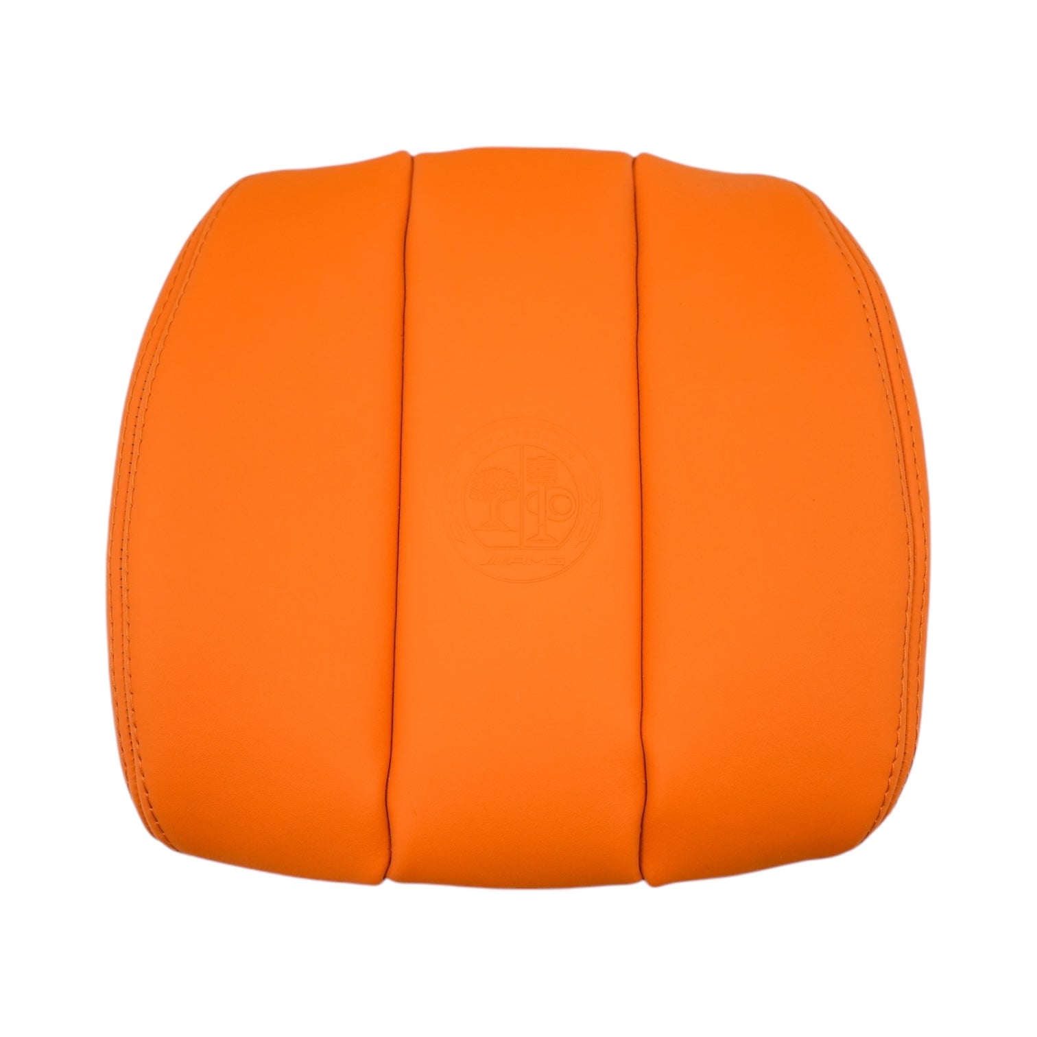 Leather seat headrests interior upholstery trim with logo for Mercedes G-Class W463A - Custom Class