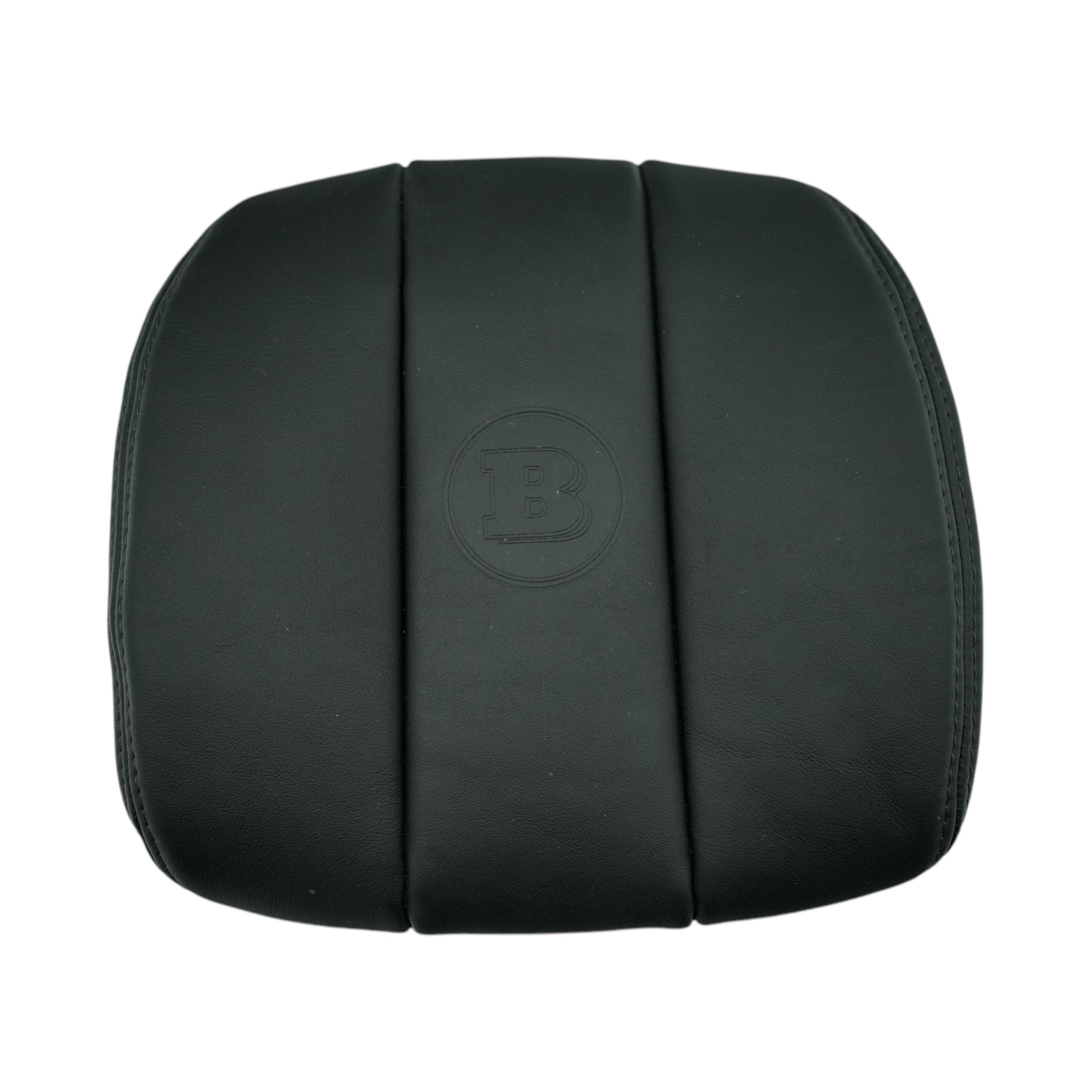 Leather seat headrests upholstery trim with logo for Mercedes G-Class W463A, crafted from genuine leather and available in multiple colors and configurations.