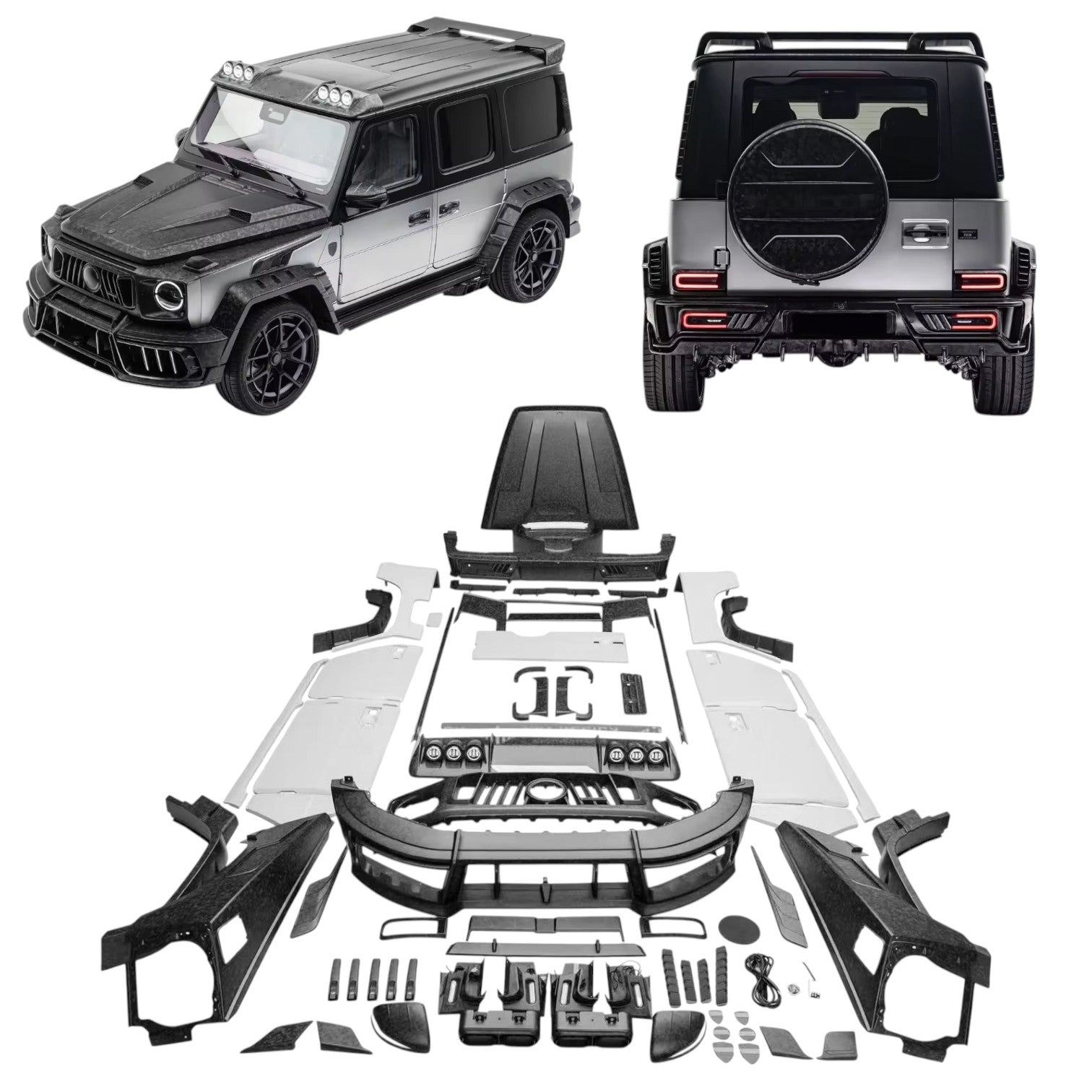Mansory Style Body Kit for Mercedes-Benz G-Class W465 (Carbon + Plastic)