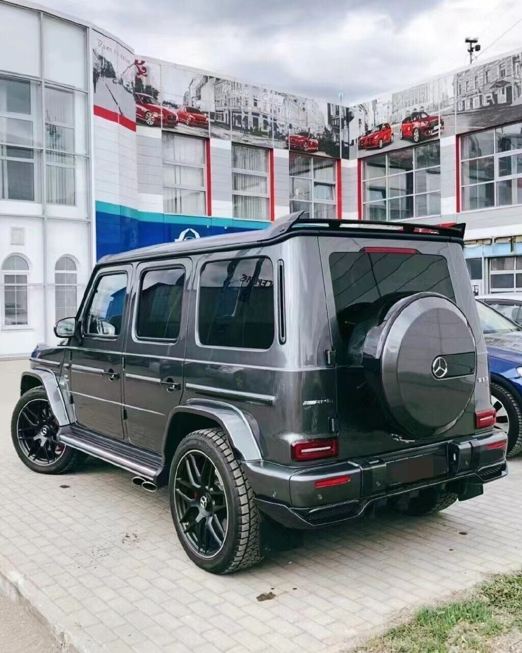 Mercedes-Benz W463A G-Class Rear Roof Carbon Spoiler TopCar style - Custom Class