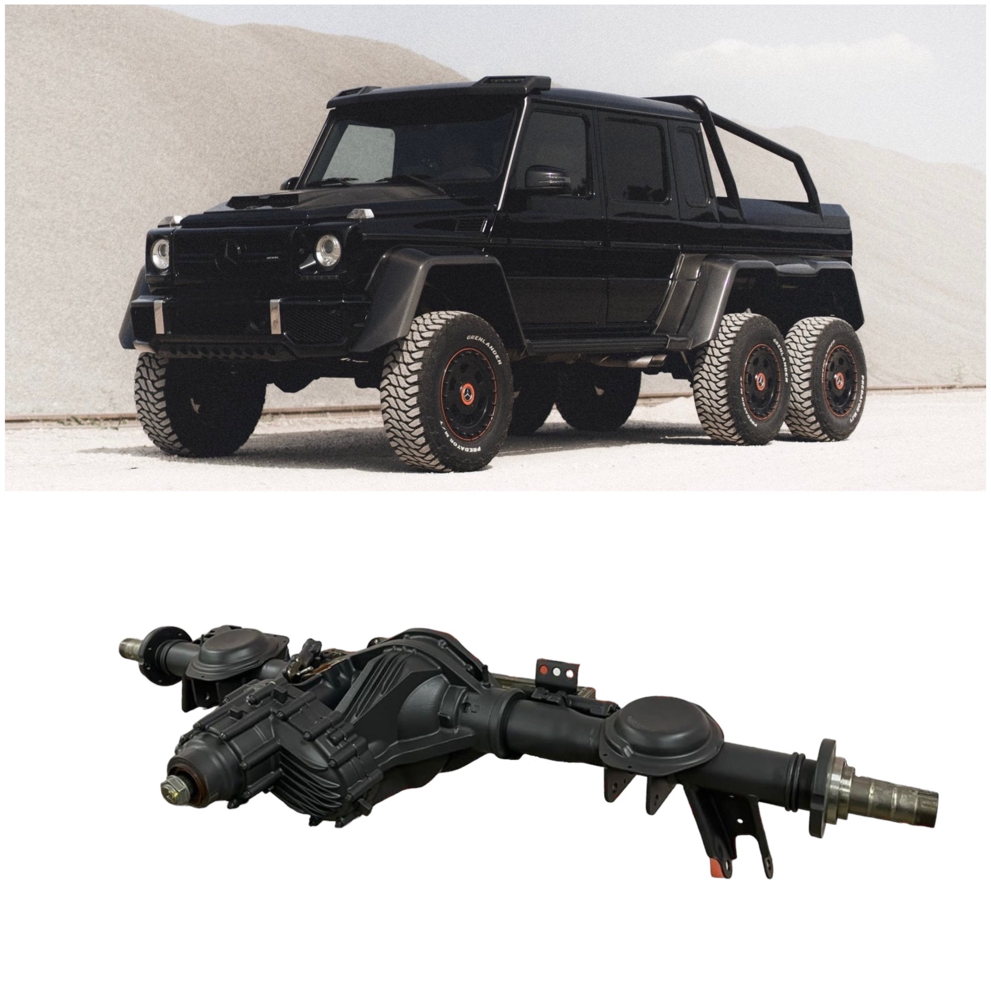 Mercedes-Benz W463 G Wagon 6x6 Conversion Kit - Custom Class
