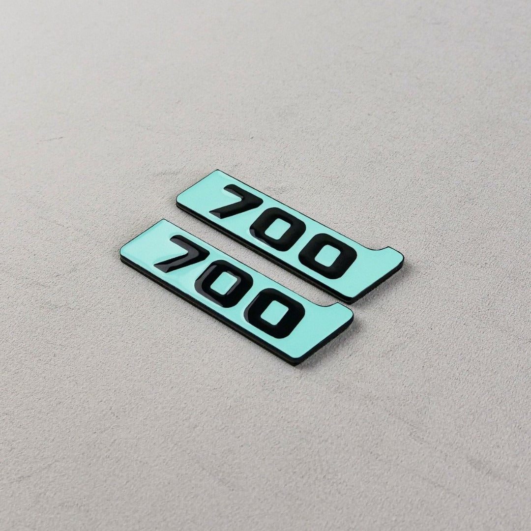 Metal Brabus 700 Tiffany blue fender emblem logo badges for Mercedes-Benz W463 W463A G-Class - Custom Class