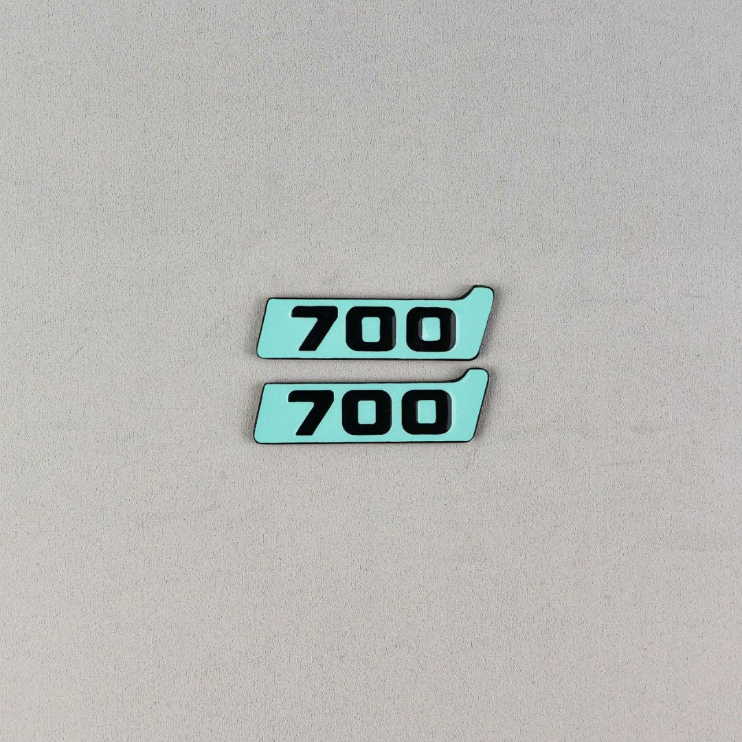 Metal Brabus 700 Tiffany blue fender emblem logo badges for Mercedes-Benz W463 W463A G-Class - Custom Class
