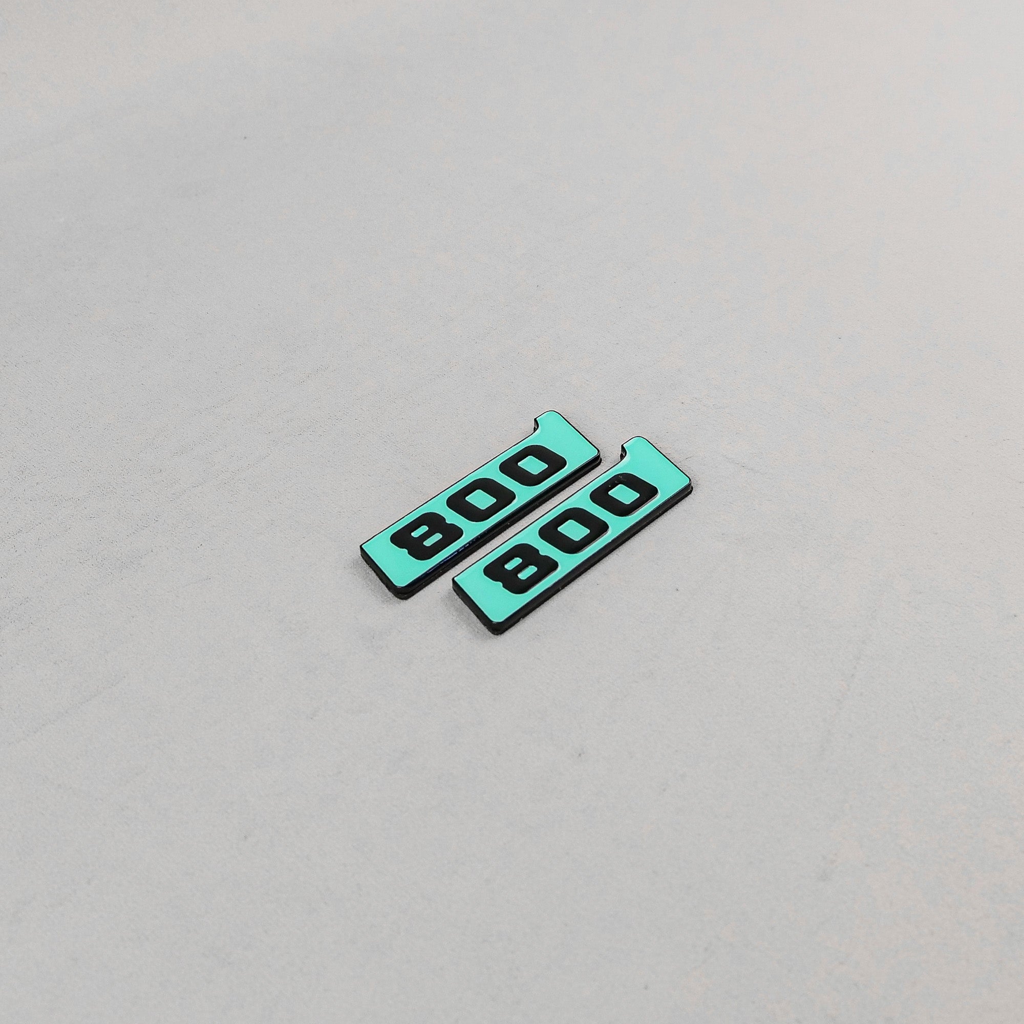 Metal Brabus 800 Tiffany blue fender emblem logo badges for Mercedes-Benz W463 W463A G-Class - Custom Class