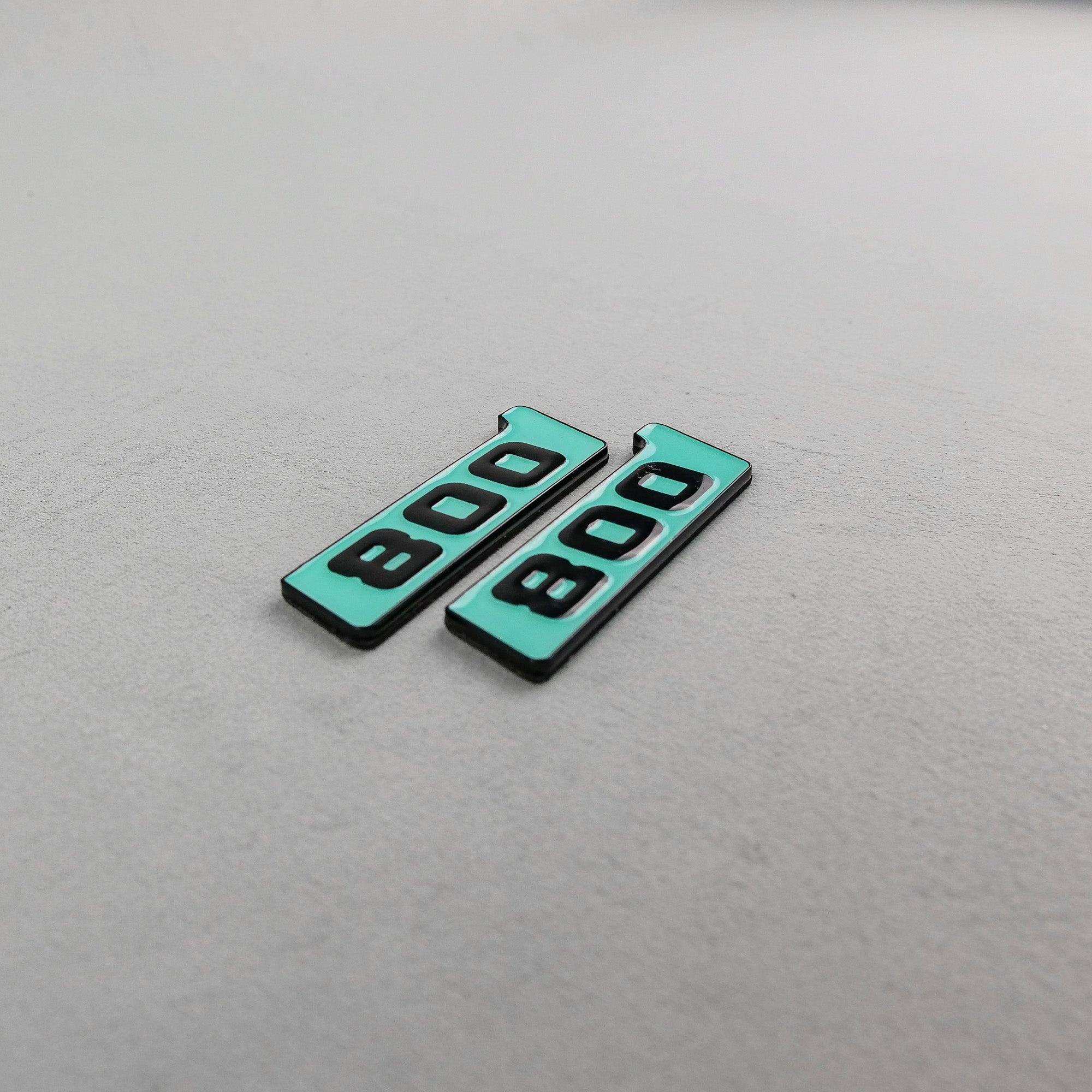 Metal Brabus 800 Tiffany blue fender emblem logo badges for Mercedes-Benz W463 W463A G-Class - Custom Class