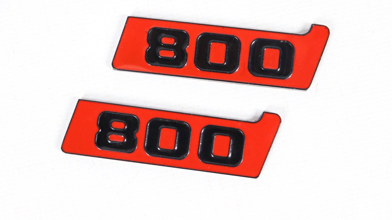 Metal Brabus BITURBO 800 Side Plate logo badges set for Mercedes-Benz W463 W463A W465 - Custom Class