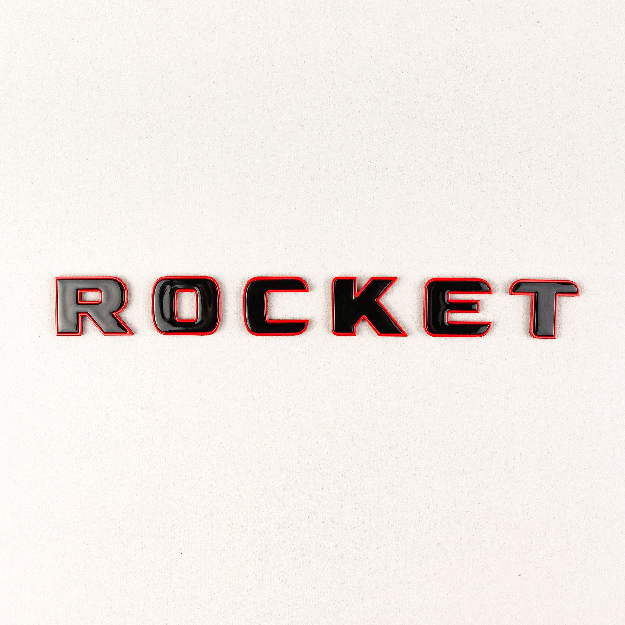 Metal Brabus ROCKET RED + BLACK emblem badge for Mercedes-Benz G-Class W463A W464 - Custom Class