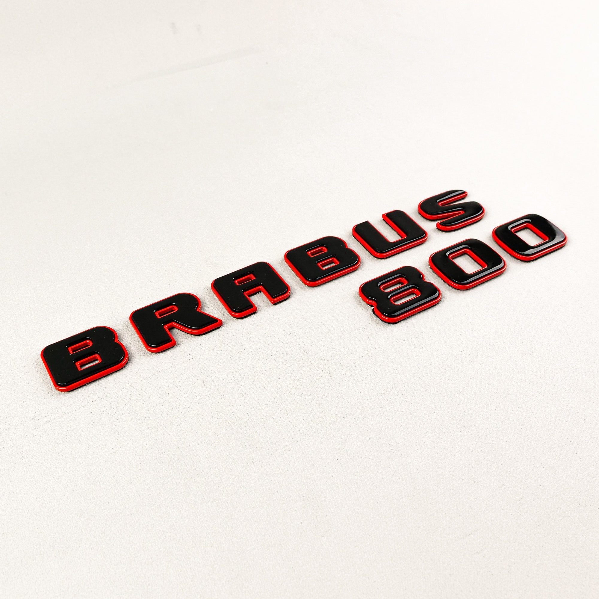 Metal RED Brabus 800 emblems badges set for Mercedes-Benz G-Class W463 W463A W465 - Custom Class