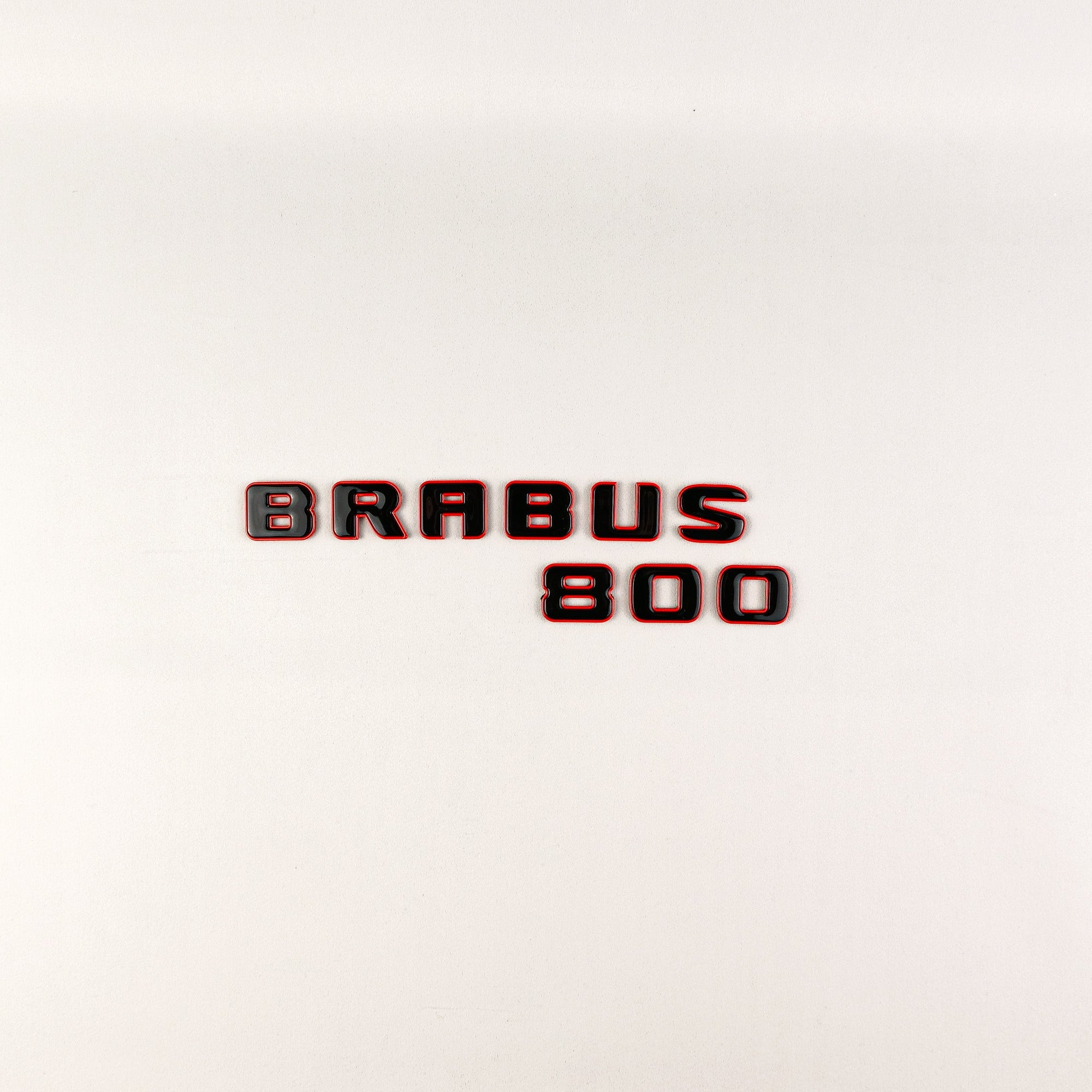 Metal RED Brabus 800 emblems badges set for Mercedes-Benz G-Class W463 W463A W465 - Custom Class