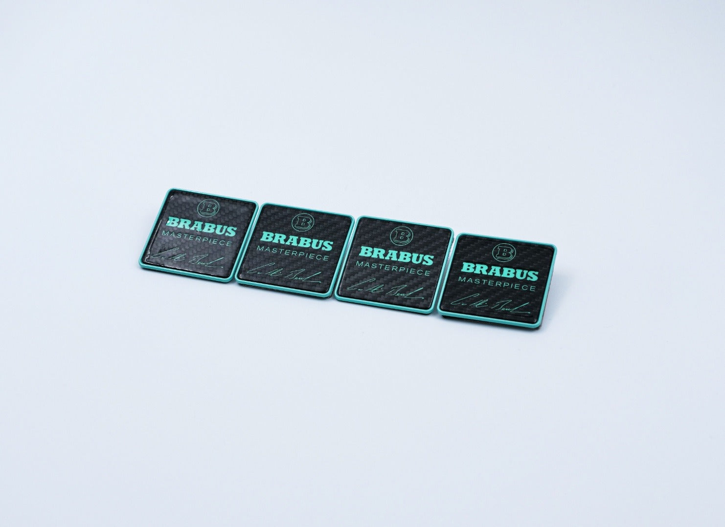 Brabus Masterpiece Tiffany Blue Seat Emblems for Mercedes W465 2025+ G-Class