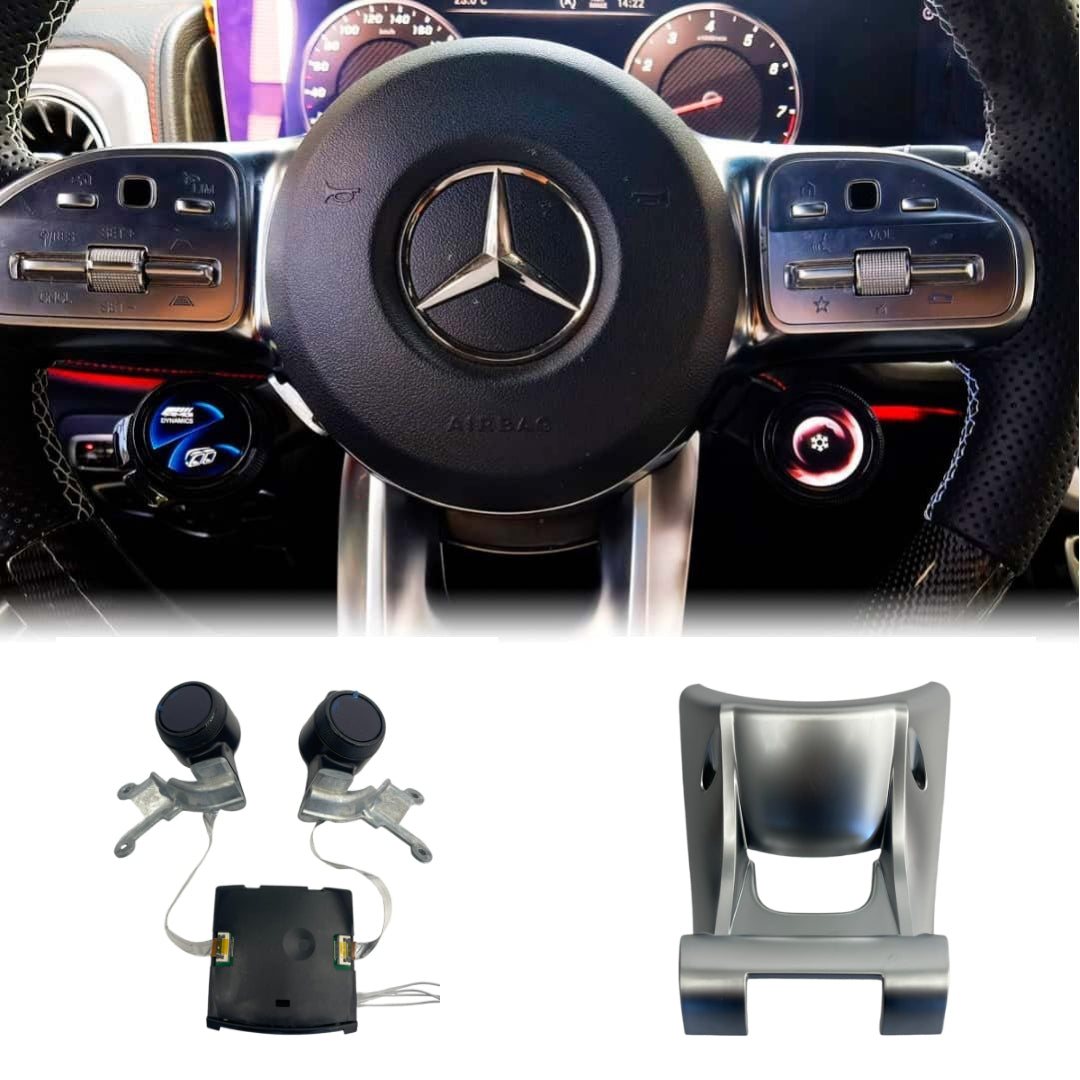 OLED sport paddle switch control buttons for all 2018+ AMG steering wheel - Custom Class