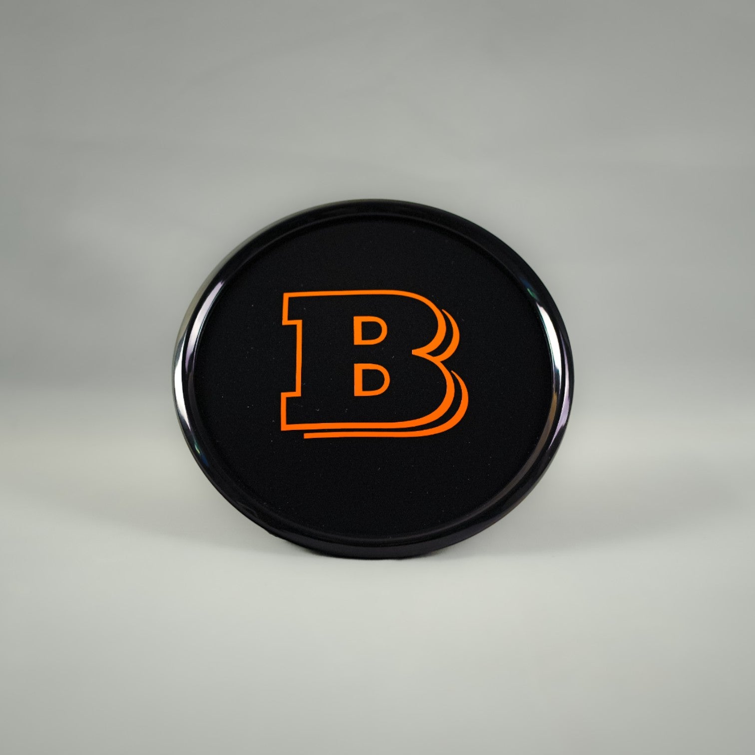 Orange front grille emblem with Brabus logo for Mercedes-Benz W465 2025+ - Custom Class