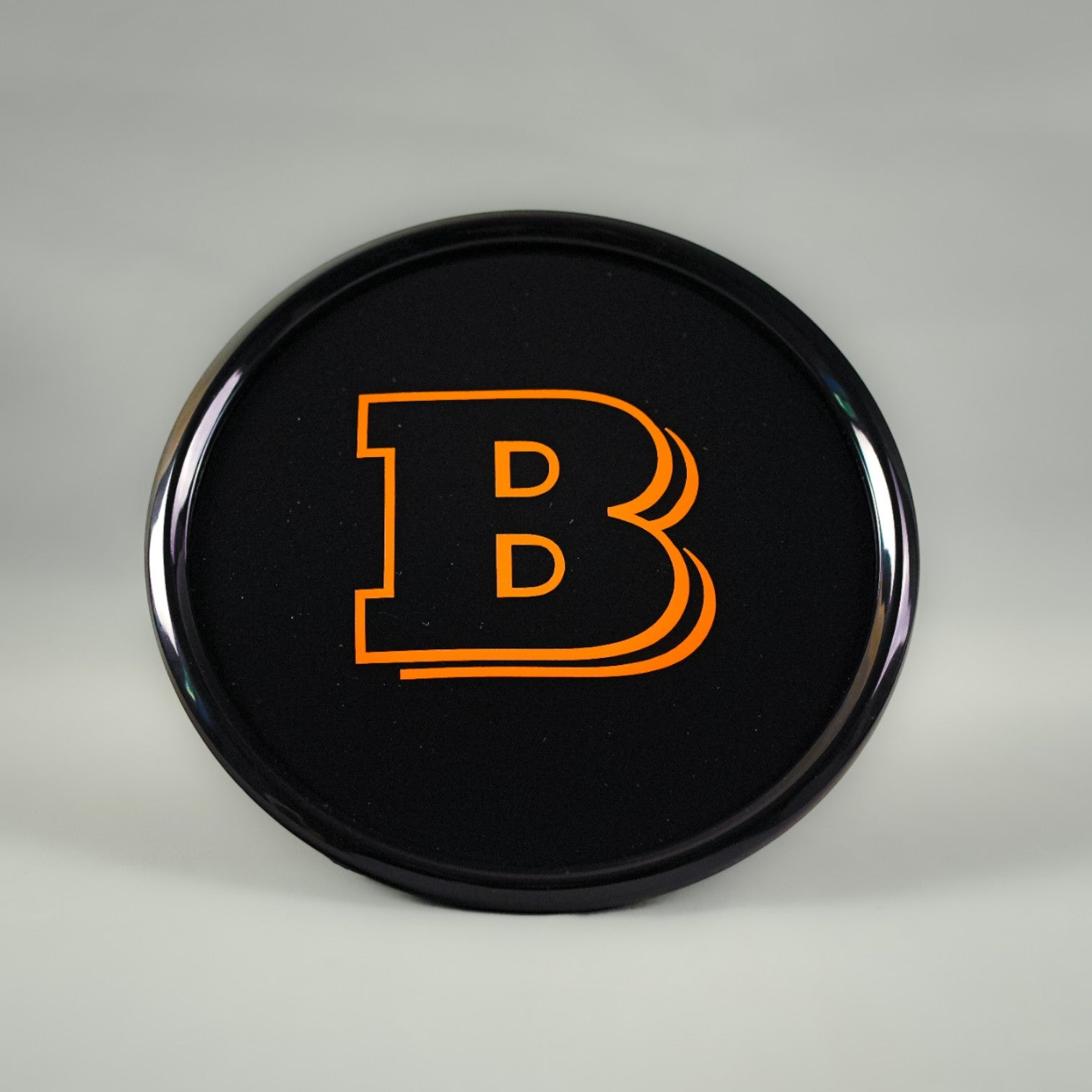 Orange front grille emblem with Brabus logo for Mercedes-Benz W465 2025+ - Custom Class