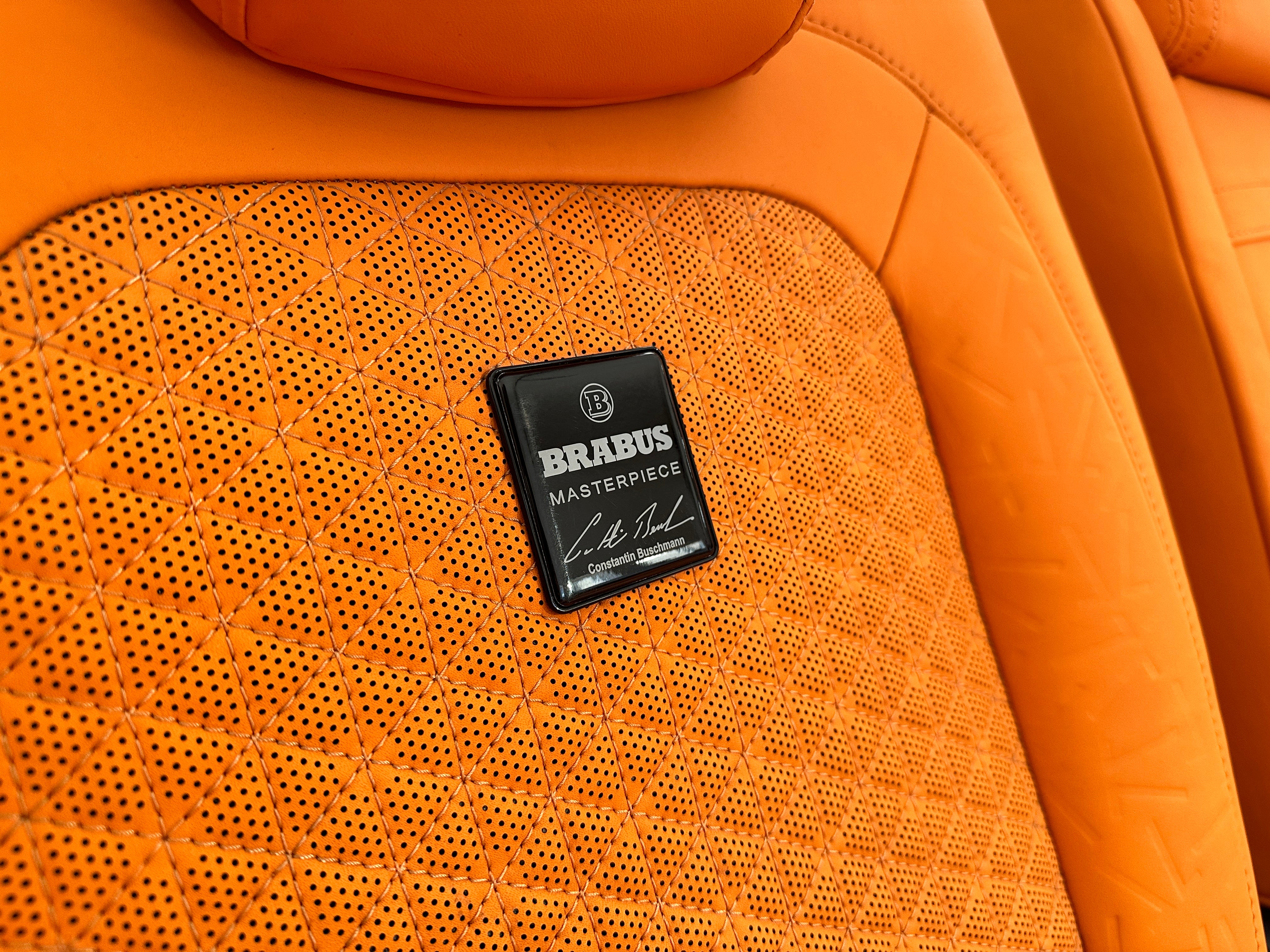 Orange interior upholstery trim remanufacture Mercedes Benz W463A G-Class G-Wagon - Custom Class