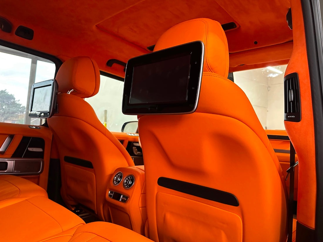 Orange interior upholstery trim remanufacture Mercedes Benz W463A G-Class G-Wagon - Custom Class
