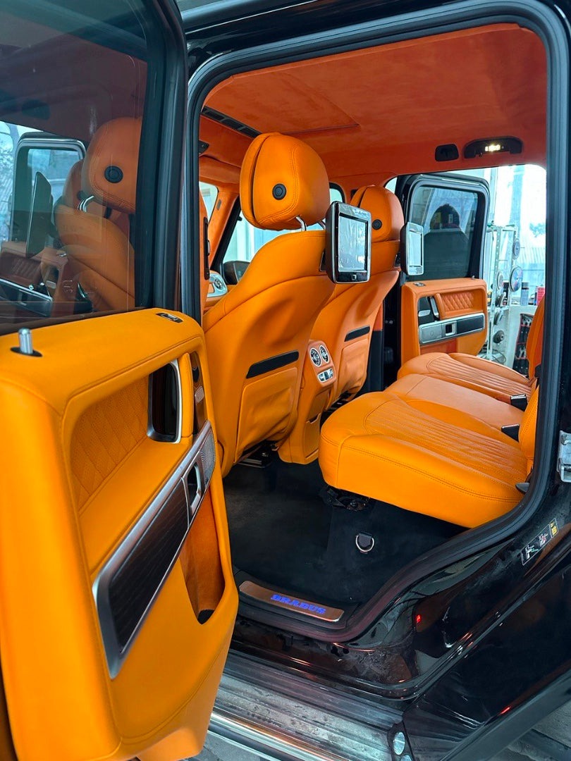 Orange interior upholstery trim remanufacture Mercedes Benz W463A G-Class G-Wagon - Custom Class