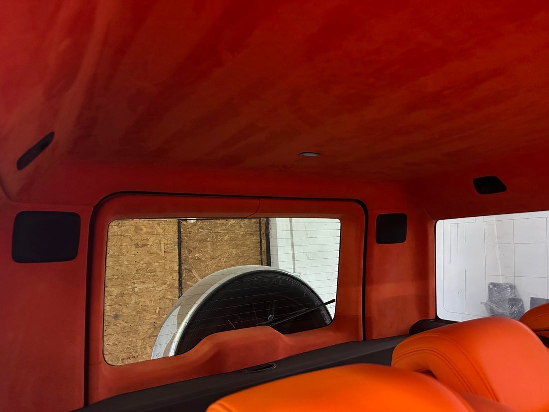 Orange interior upholstery trim remanufacture Mercedes Benz W463A G-Class G-Wagon - Custom Class
