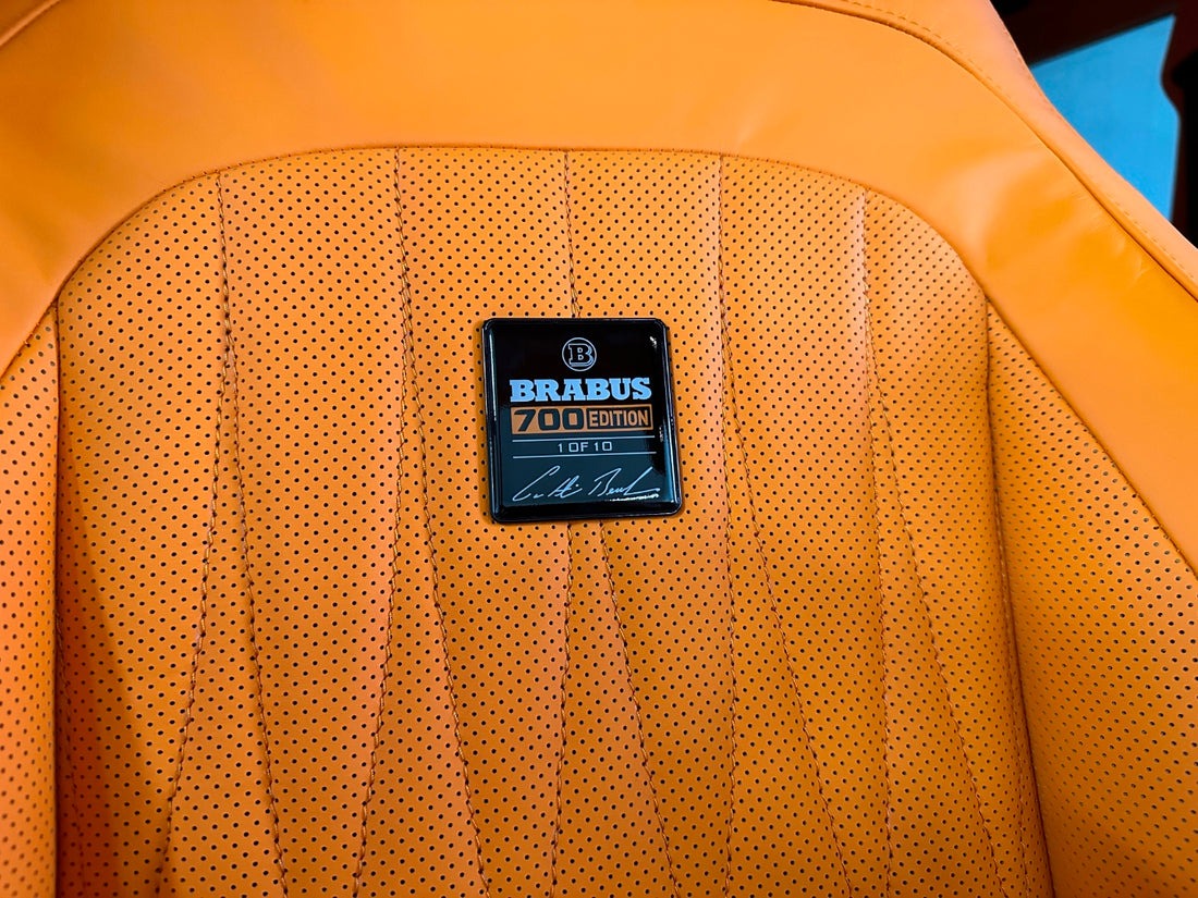 Orange interior upholstery trim remanufacture Mercedes Benz W463A G-Class G-Wagon