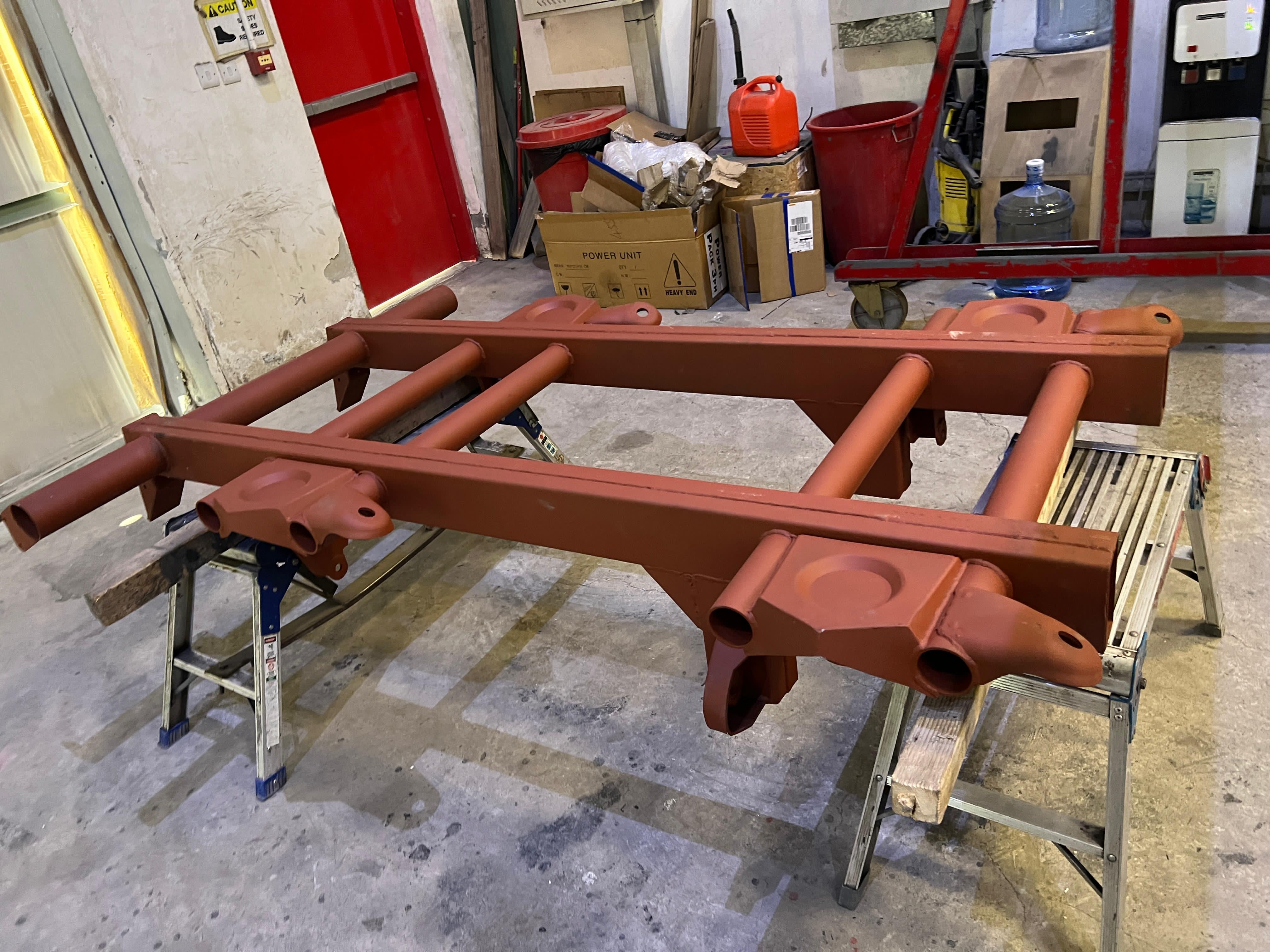 Part of the Frame for Build Mercedes-Benz W-Class W463 6x6