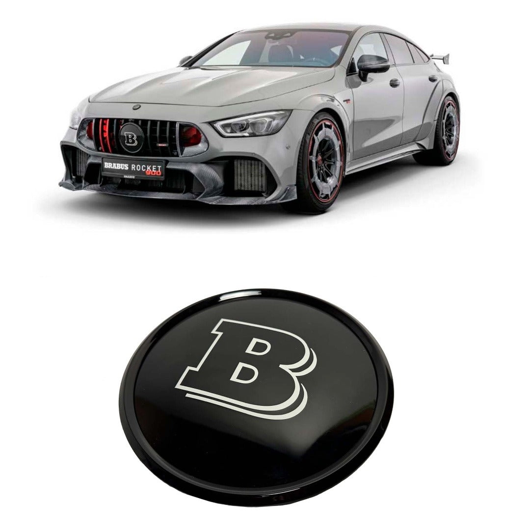 Plastic Brabus front grille emblem for Mercedes-Benz AMG GT 63 S E Performance - Custom Class