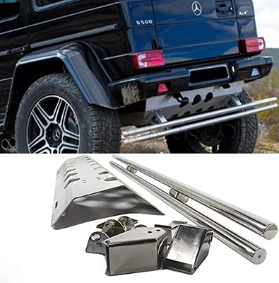 Rear Bumper Skid Plate Guard Steel Cover for Mercedes G-Class W463 6x6 Conversion