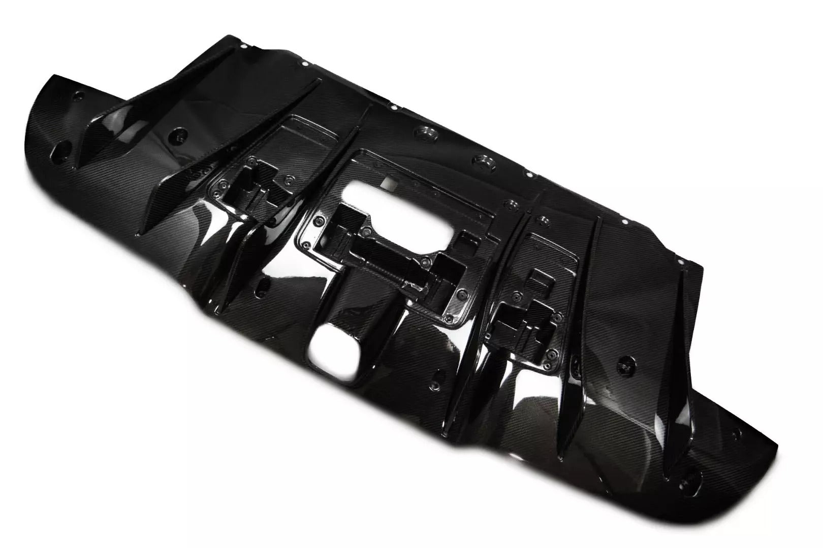 Rear bumper carbon diffuser for Ferrari 488 GTB 2015-2017 - Custom Class