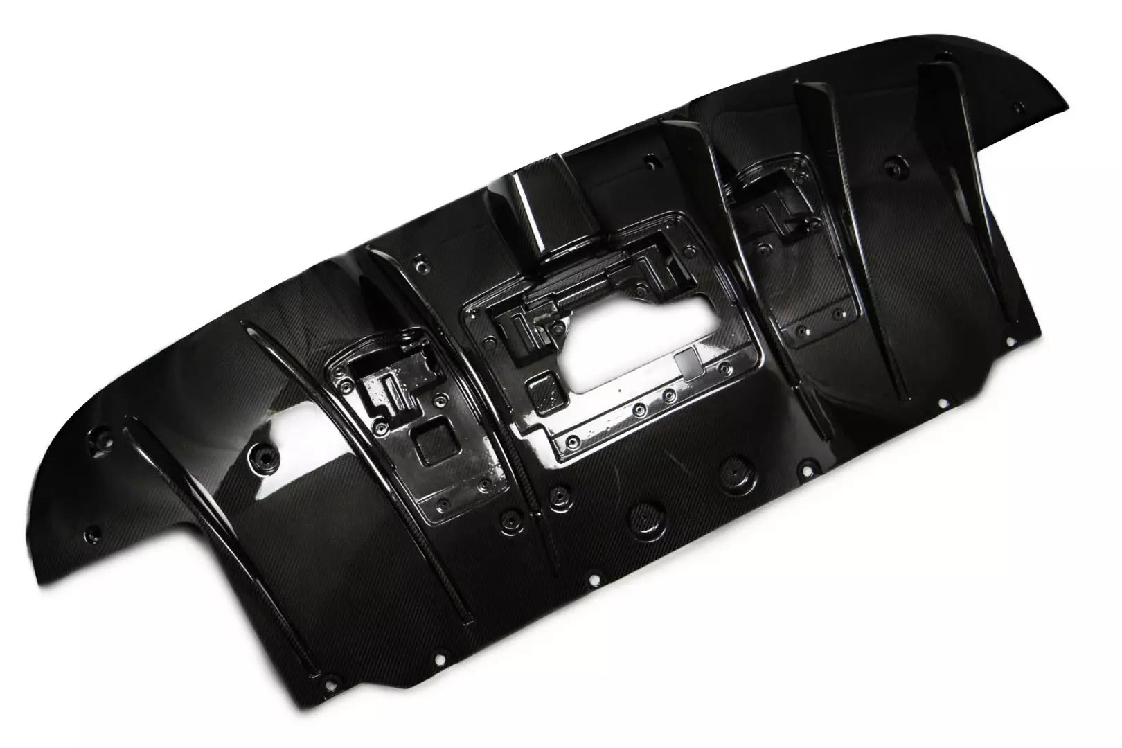 Rear bumper carbon diffuser for Ferrari 488 GTB 2015-2017 - Custom Class