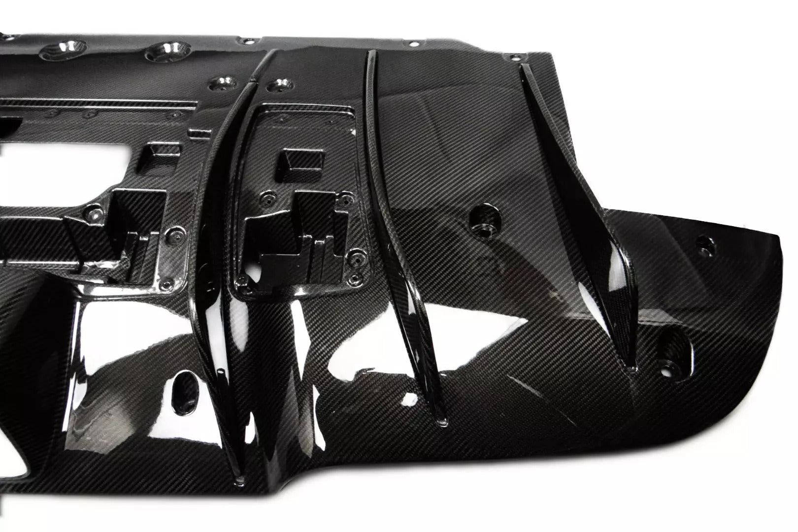 Rear bumper carbon diffuser for Ferrari 488 GTB 2015-2017 - Custom Class