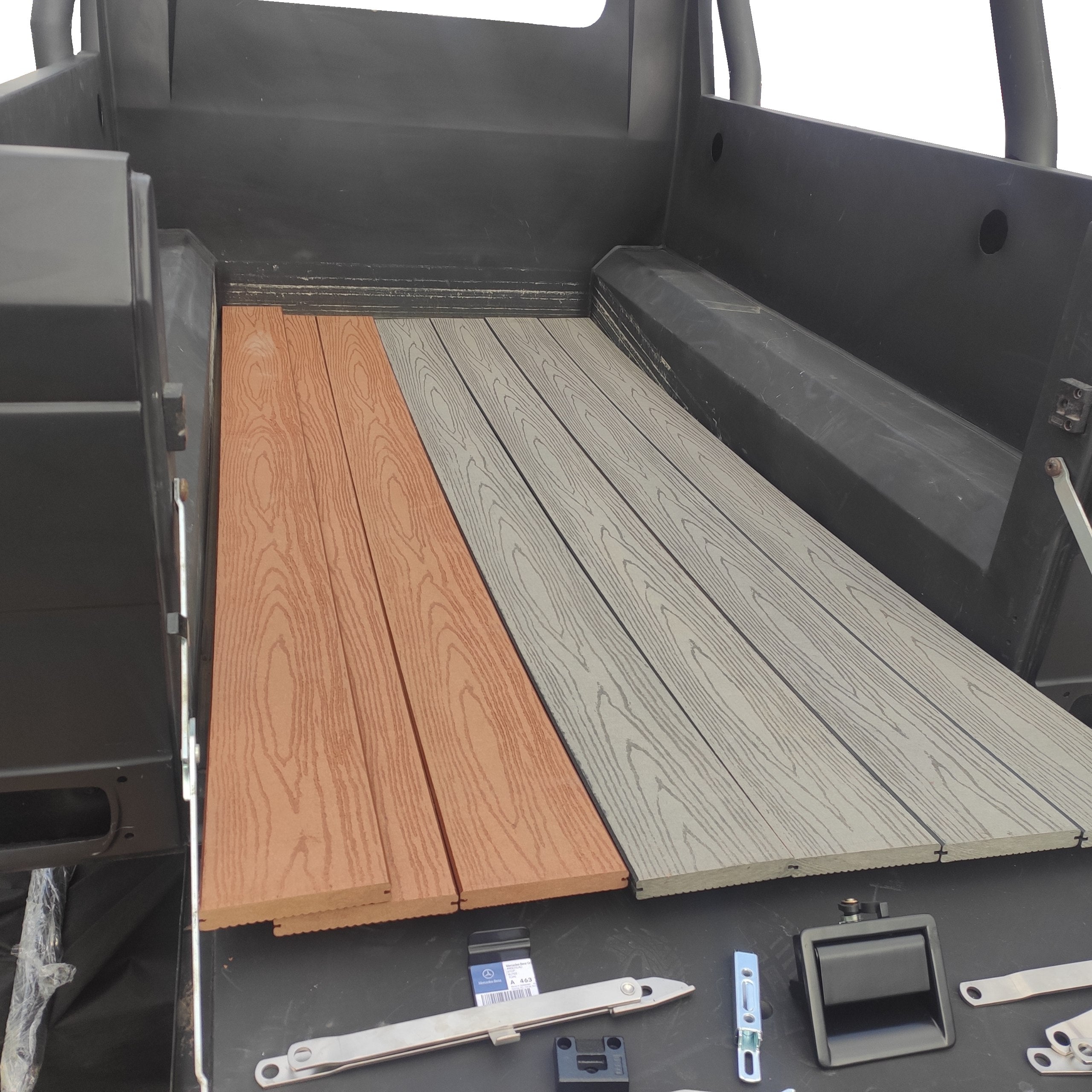 Rear pick-up hydrophobic yacht wood for Mercedes G-Class W463 6x6 Conversion - Custom Class