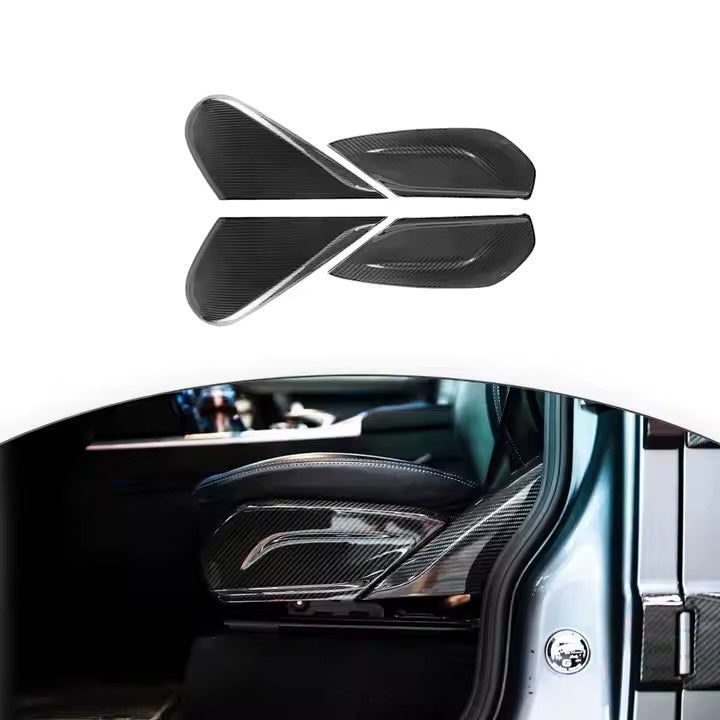 Seat Side Trim Panel Interior Carbon for Mercedes-Benz W465 G-Class