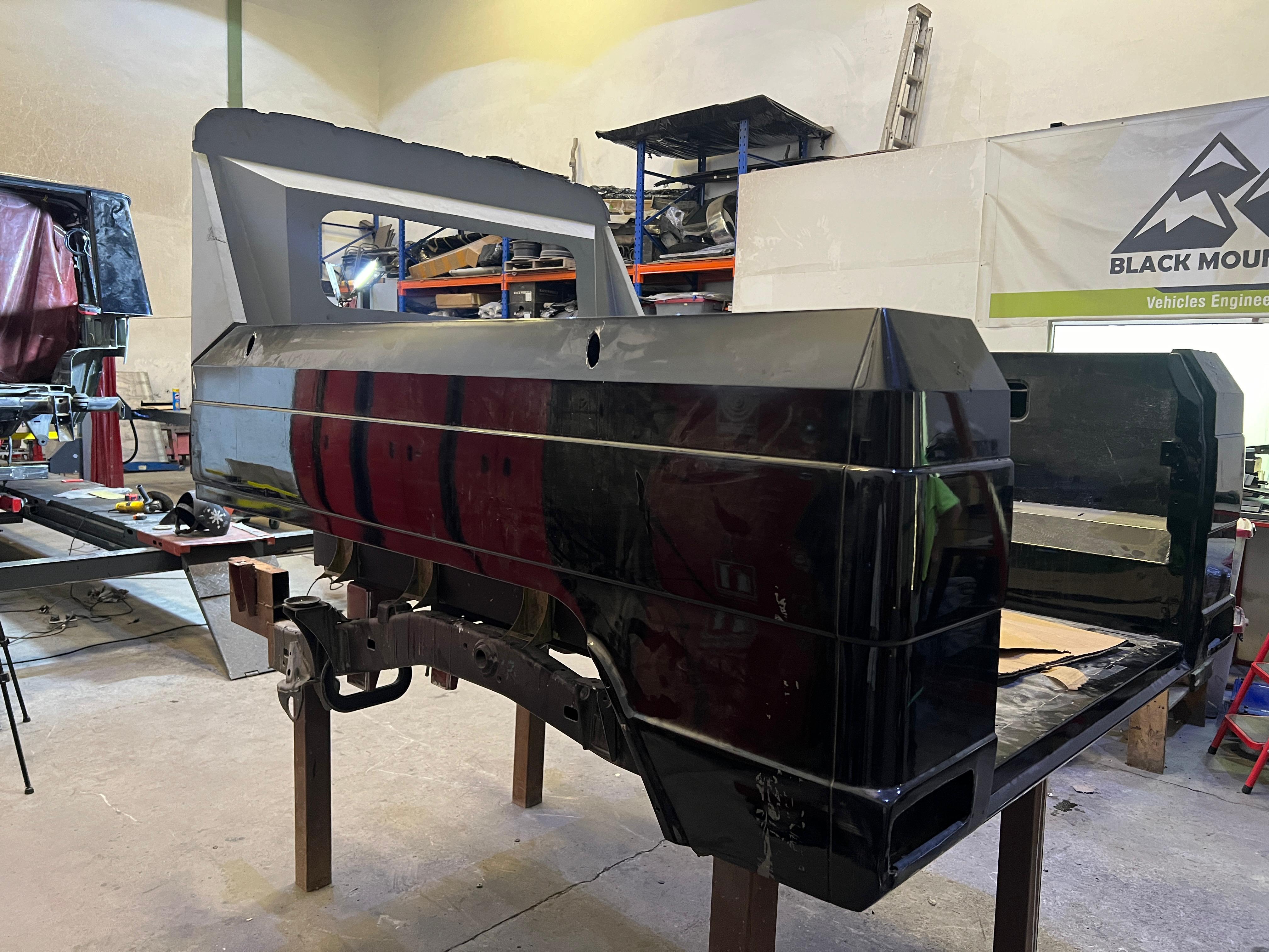 Stainless Steel Rear Pickup Body for Conversion G-Class W463 to 6x6 - Custom Class