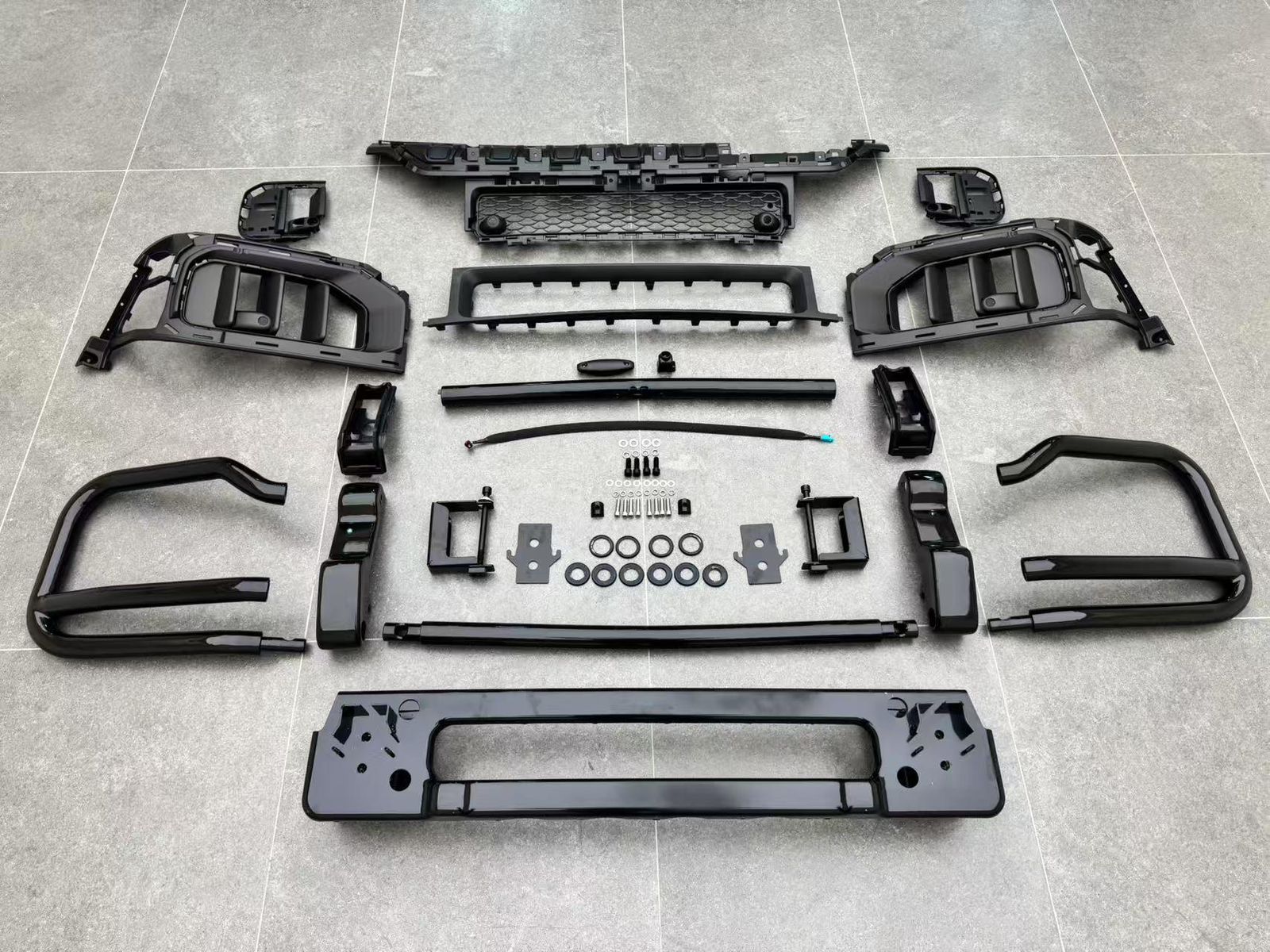 Steel Front Bumper Bull Bar Guard for Mercedes-Benz G-Class W465 by Custom Class