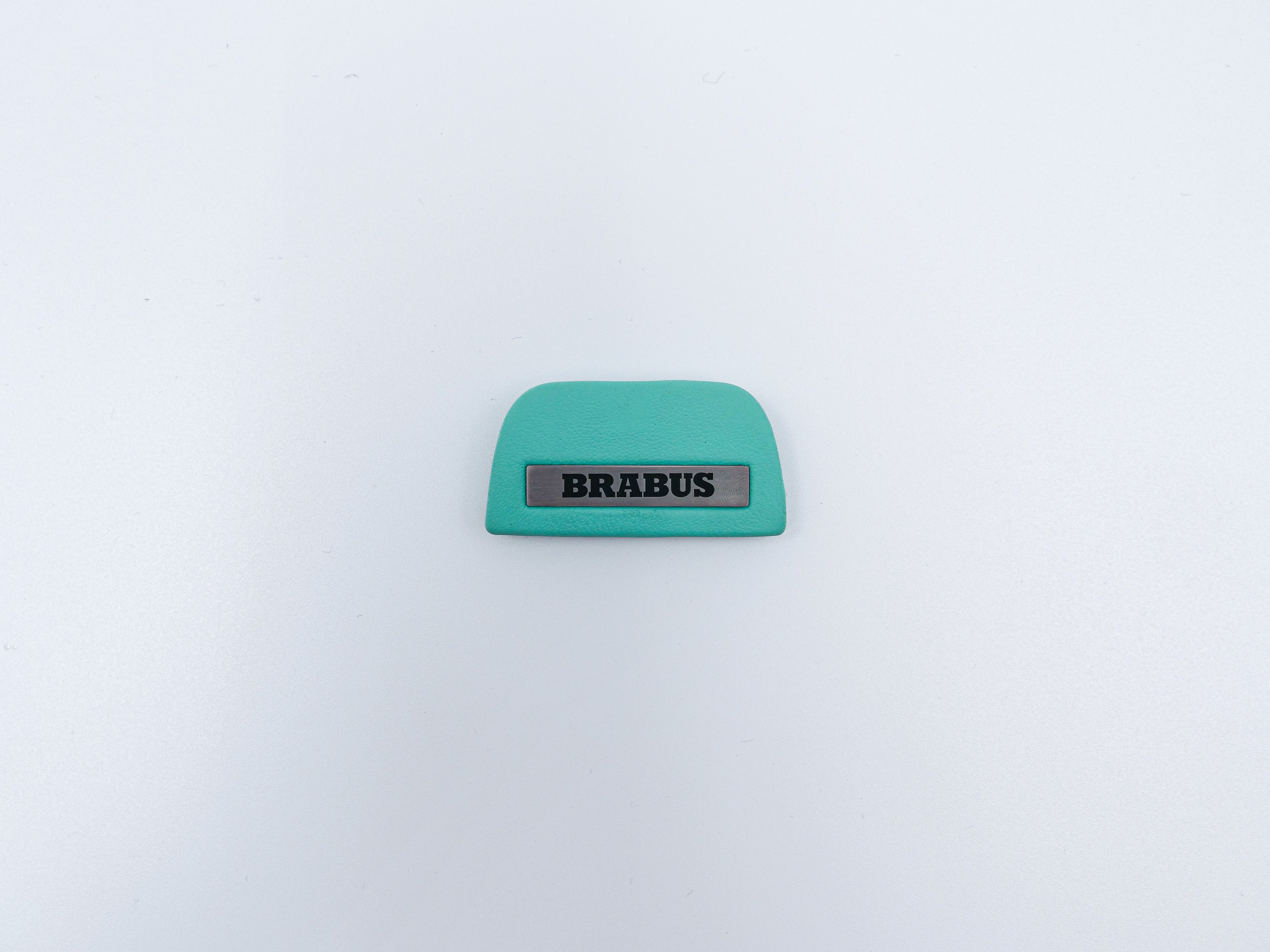 Steering wheel tiffany blue Brabus insert alcantara for Mercedes-Benz W463A W464 AMG - Custom Class