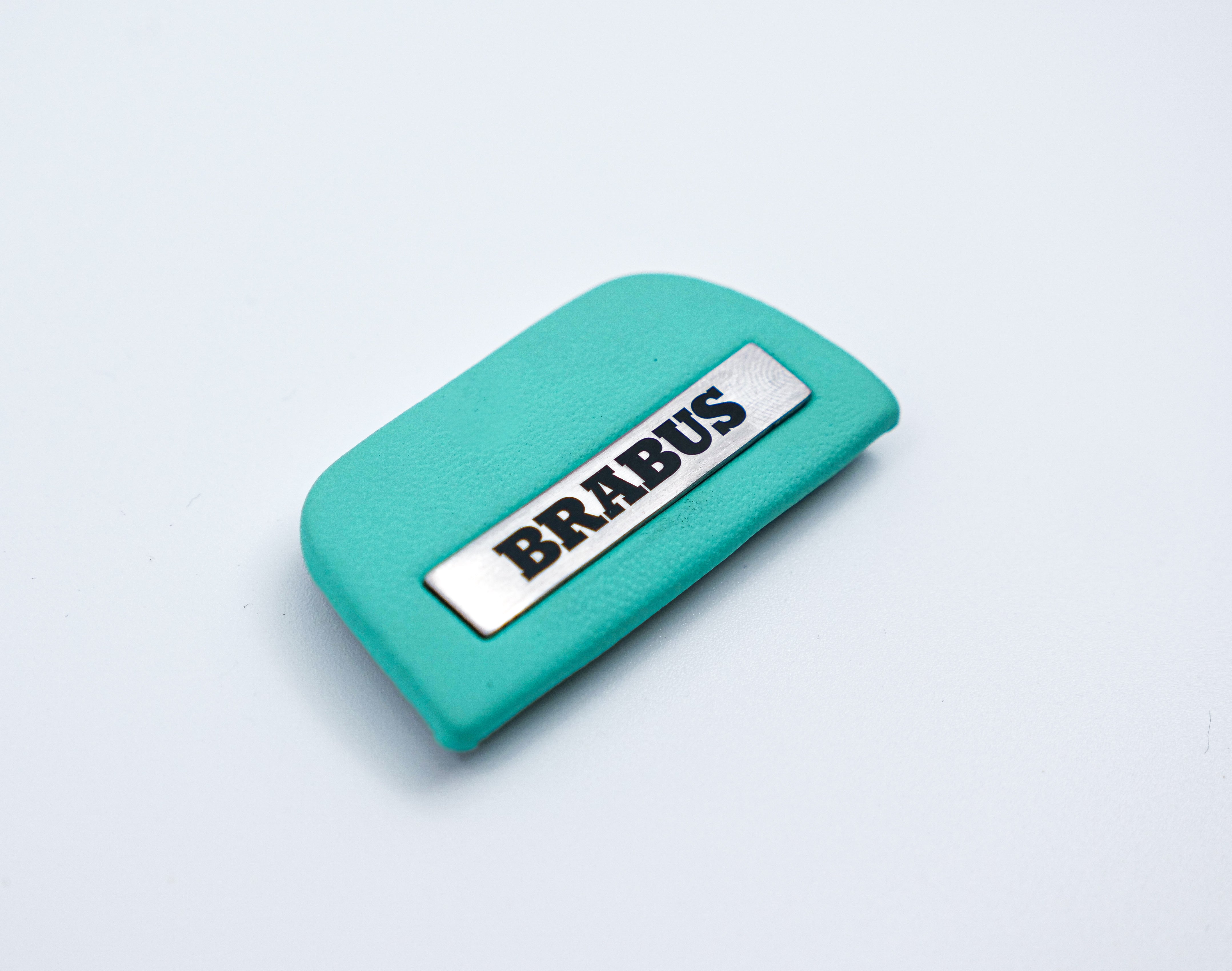 Steering wheel tiffany blue Brabus insert alcantara for Mercedes-Benz W463A W464 AMG - Custom Class