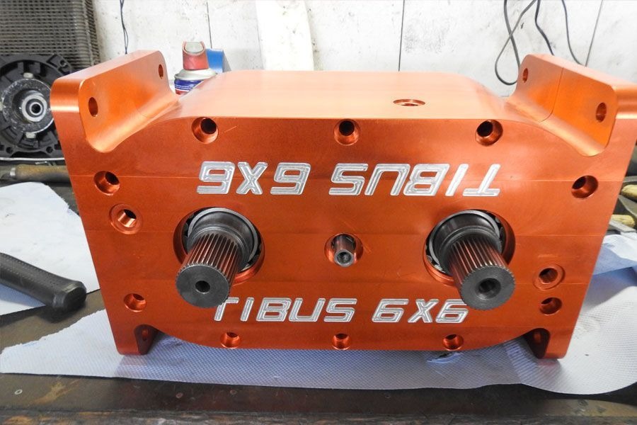 TIBUS Transfer Box for Mercedes-Benz W463 6x6 Conversion