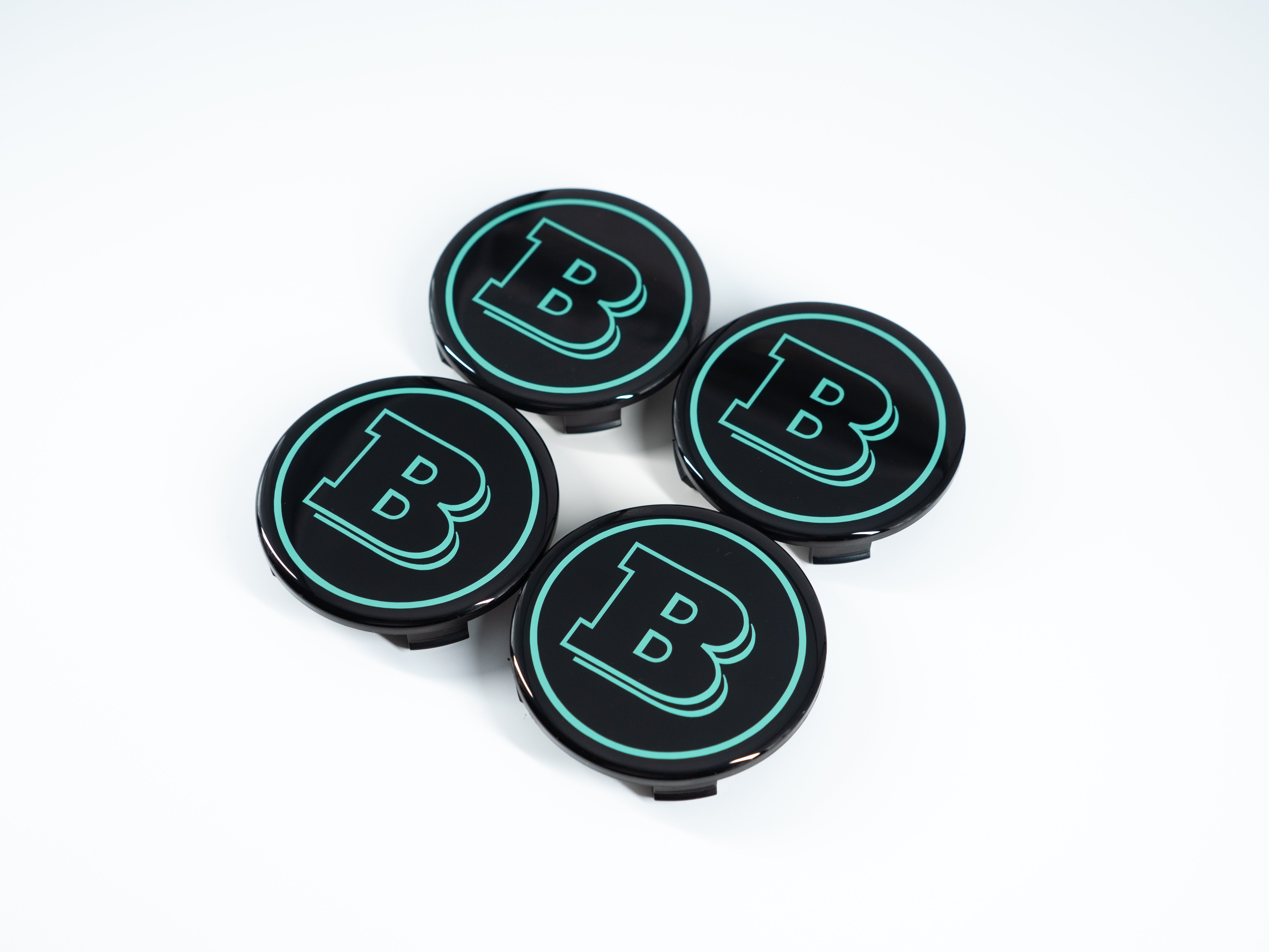 Tiffany Blue Brabus Wheel Center Caps for Mercedes W465 2025+ G-Wagon