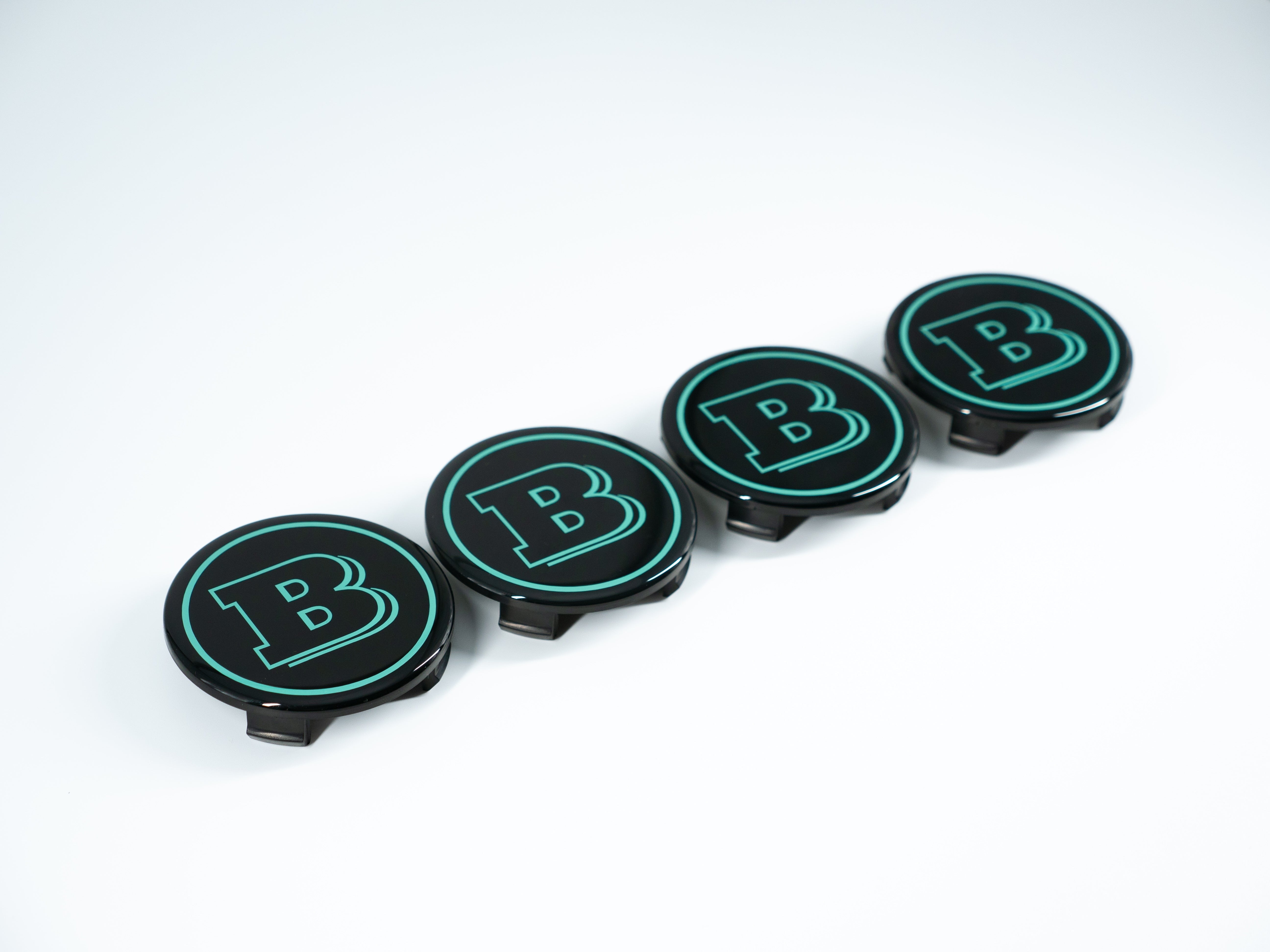 Tiffany Blue Brabus Wheel Center Caps for Mercedes W465 2025+ G-Wagon