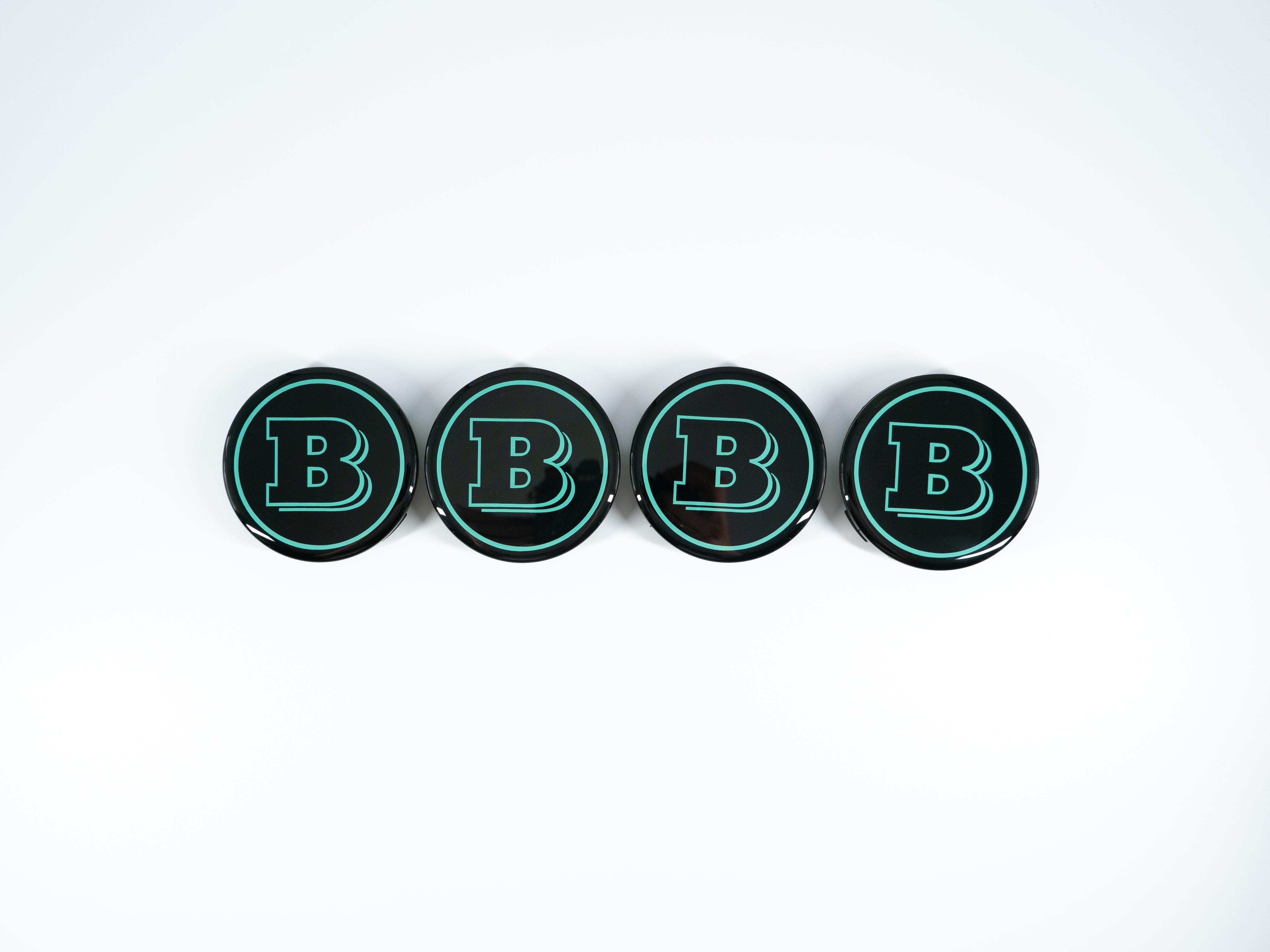 Tiffany Blue Brabus wheel center caps cover for rims Mercedes-Benz W463A G Wagon - Custom Class